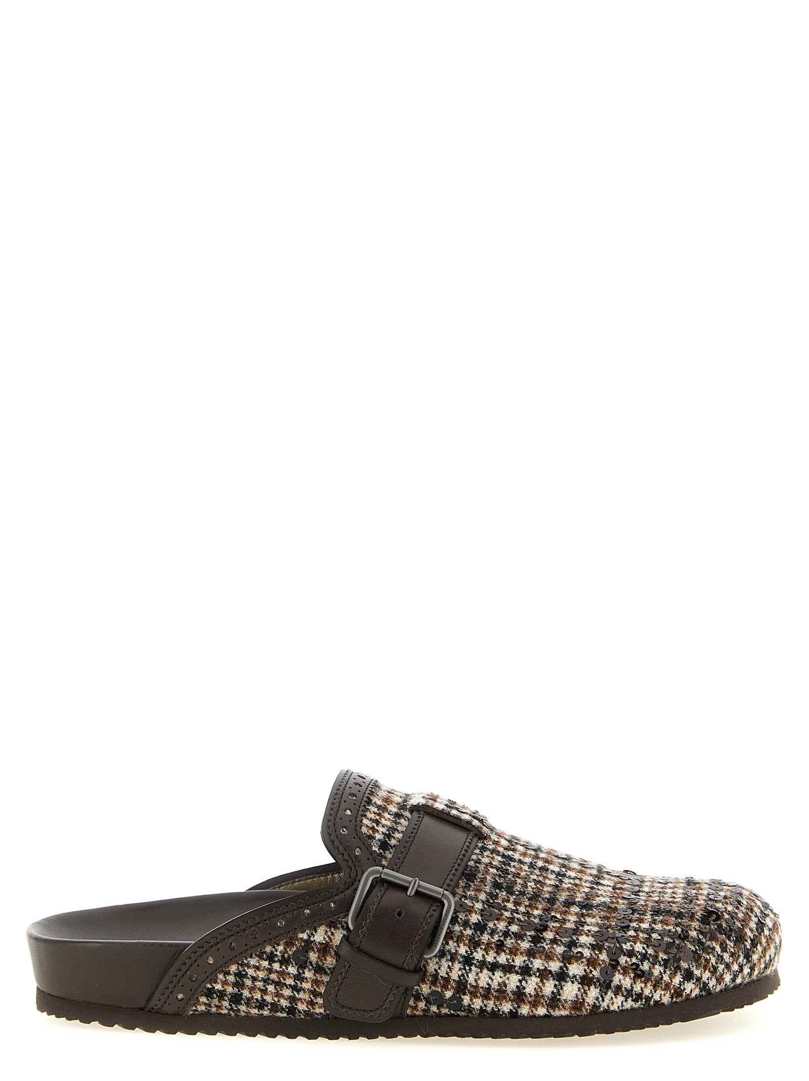 Brunello Cucinelli Dazzling Sabots Brown