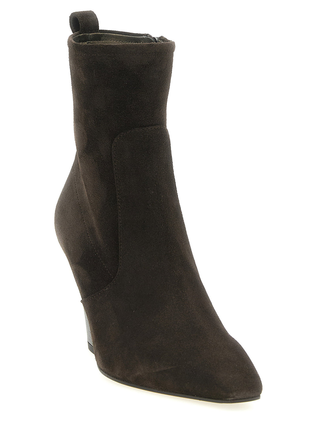 Brunello Cucinelli Precious Heel Ankle Boots Brown