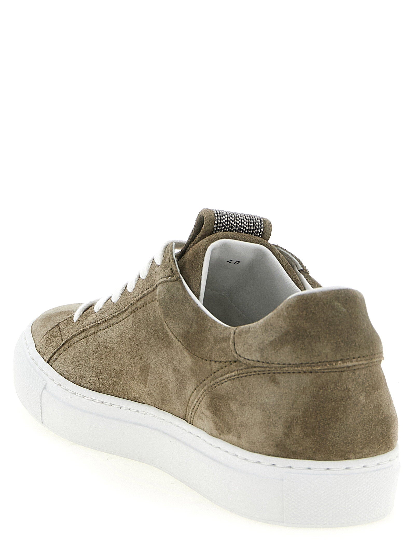 Brunello Cucinelli Precious Loop Sneakers Gray