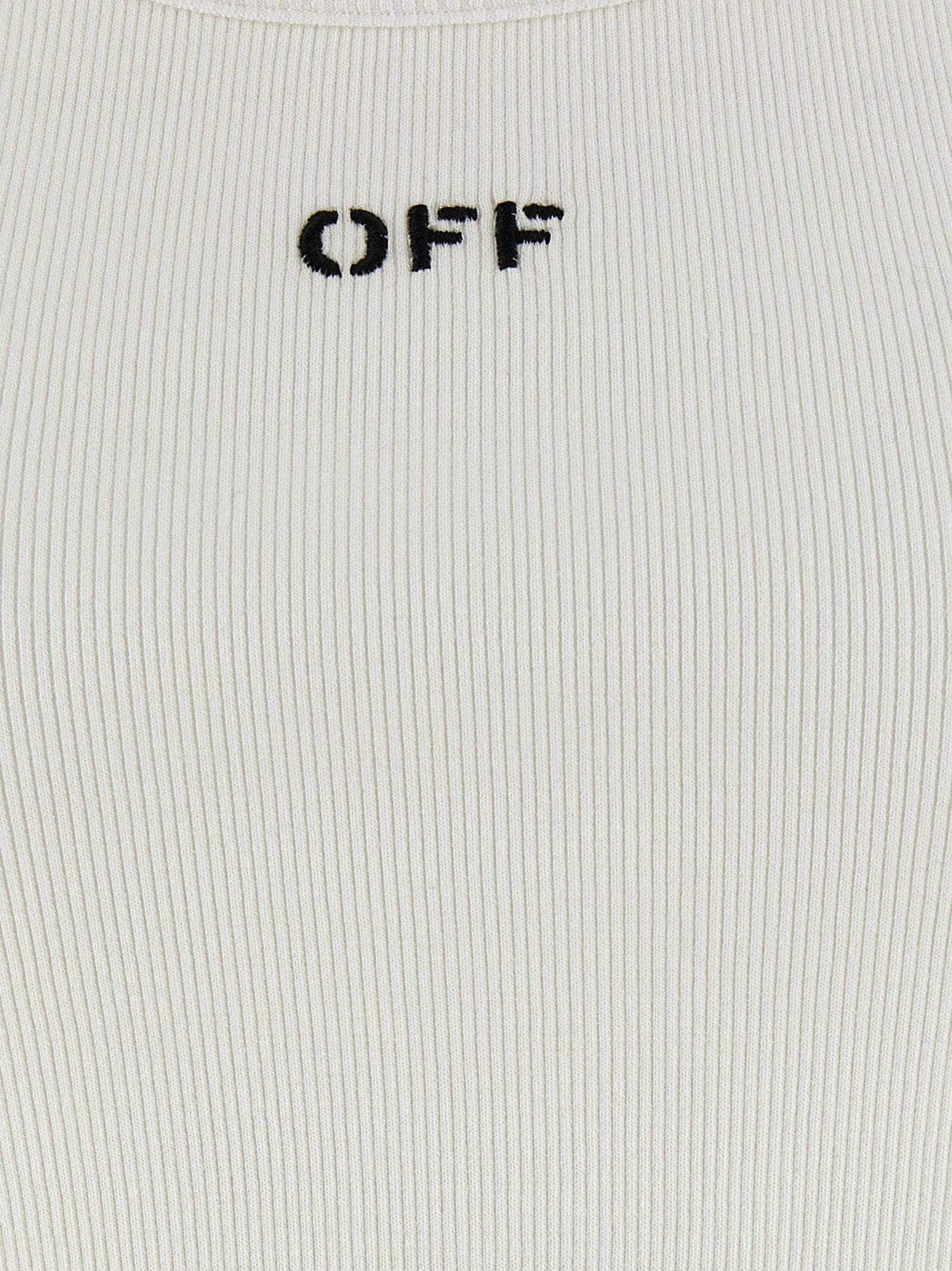 Off White Off Stamp Top White