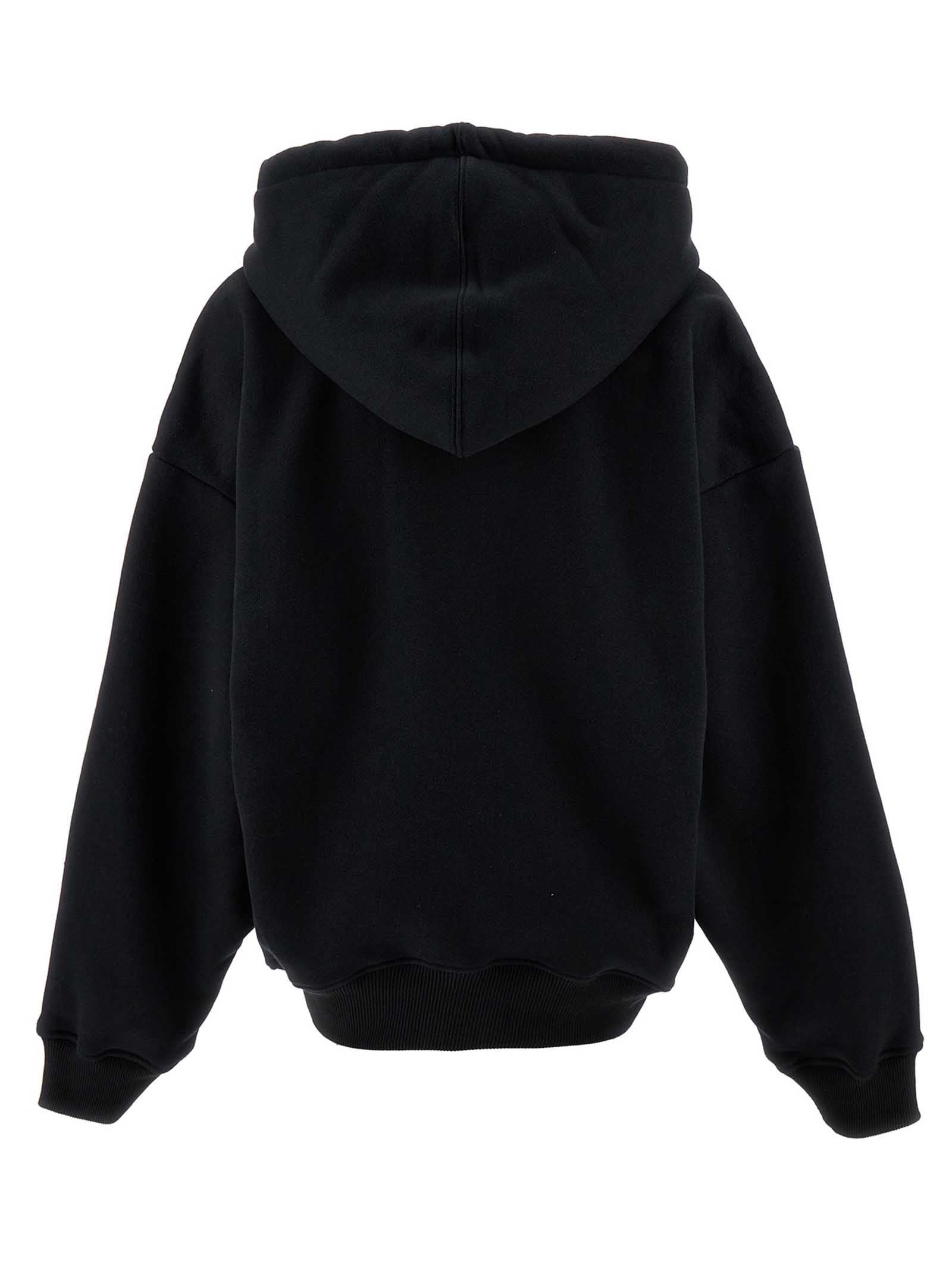 Off White Off Stamp Hoodie Black
