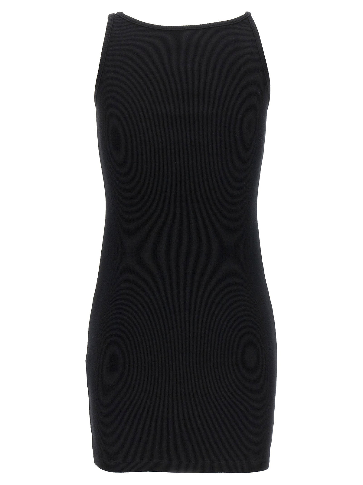 Off White Off Stamp Dress Black