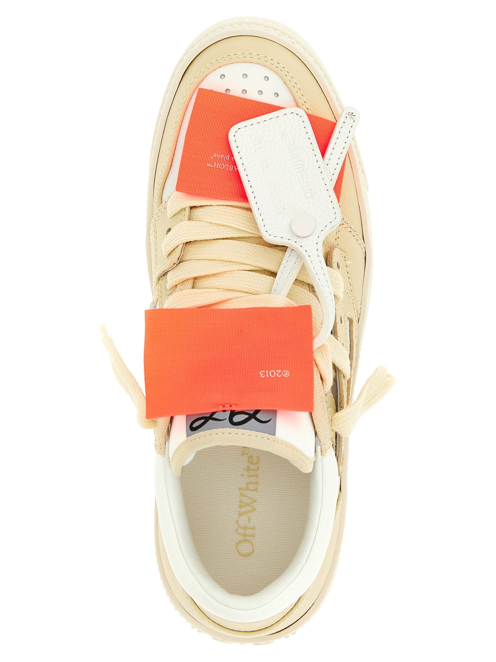 Off White 3.0 Court Low Top Sneakers Beige
