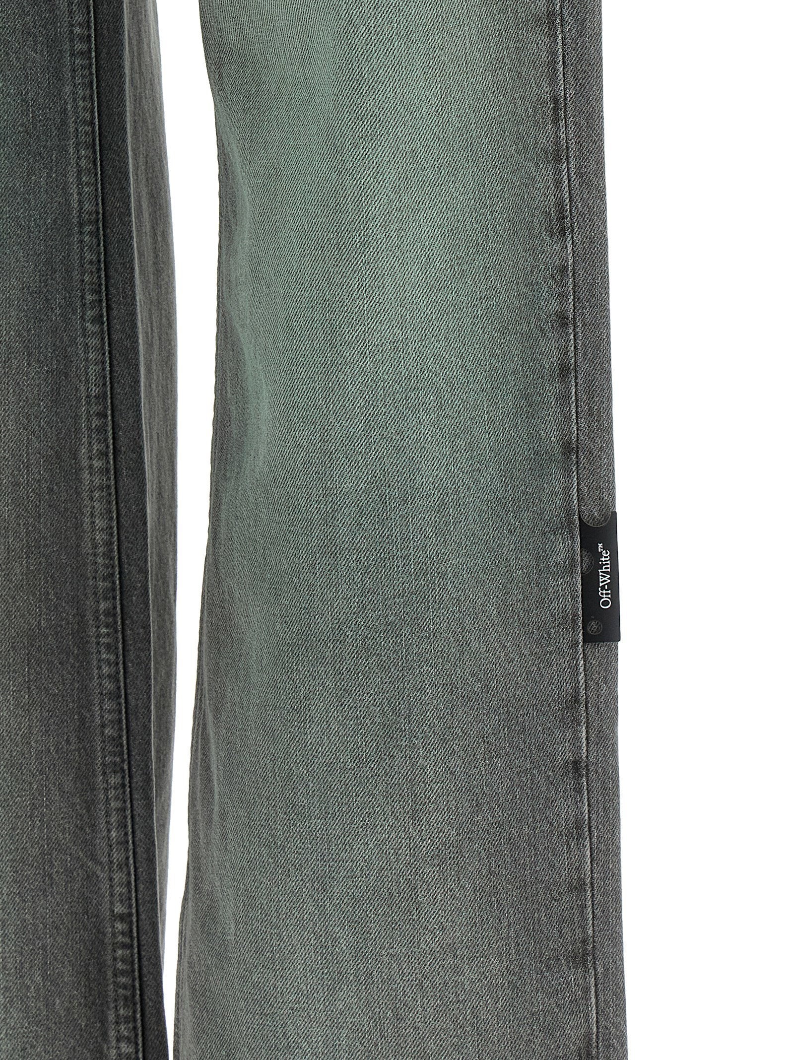 Off White Spray Susy Jeans Gray
