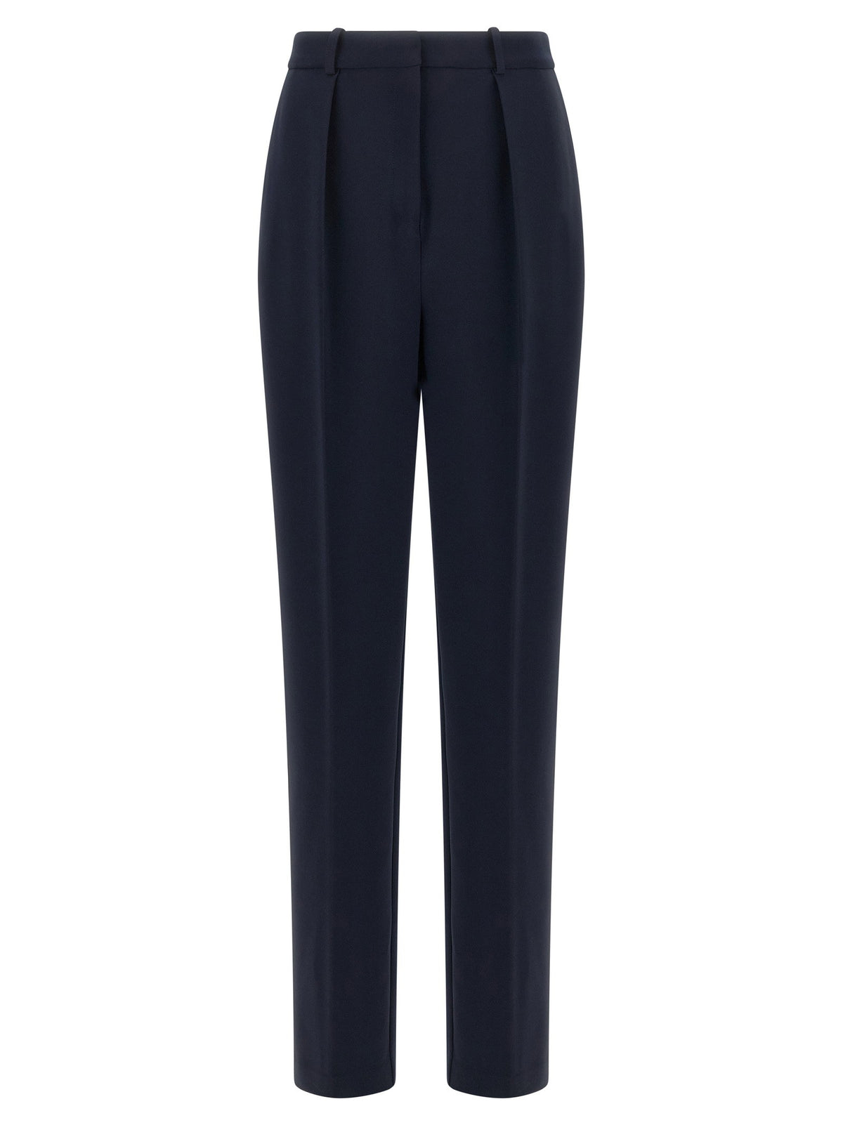Elisabetta Franchi Crepe De Chine Pants Blue