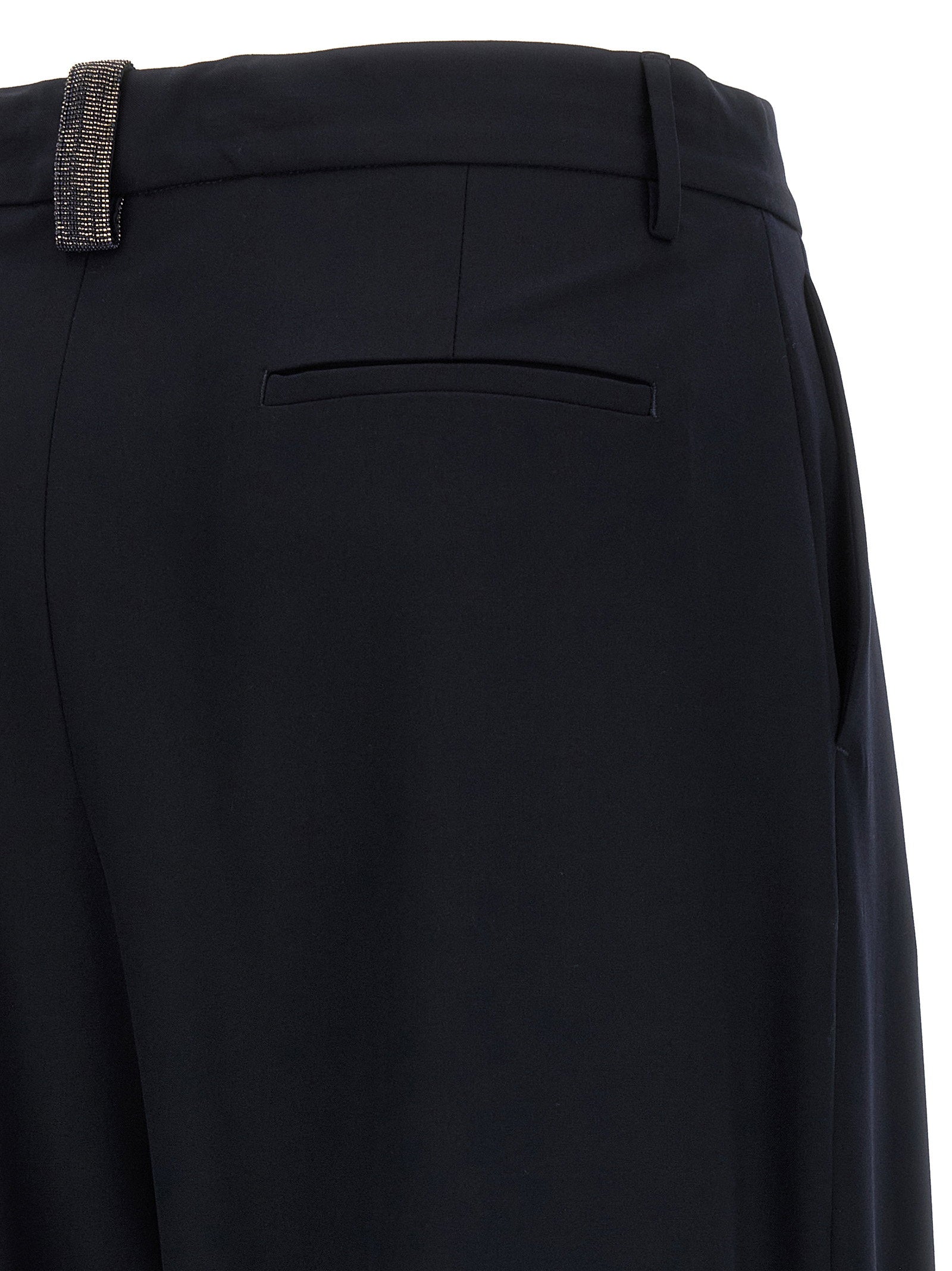 Fabiana Filippi Wide Range Of Trousers Blue