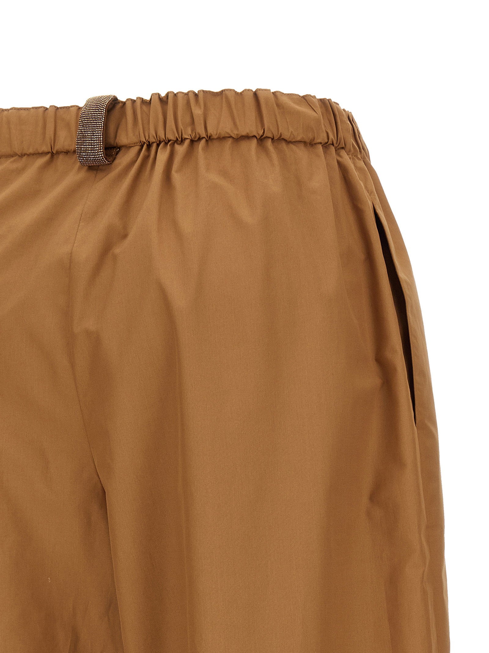 Fabiana Filippi Loose Leg Pants Brown