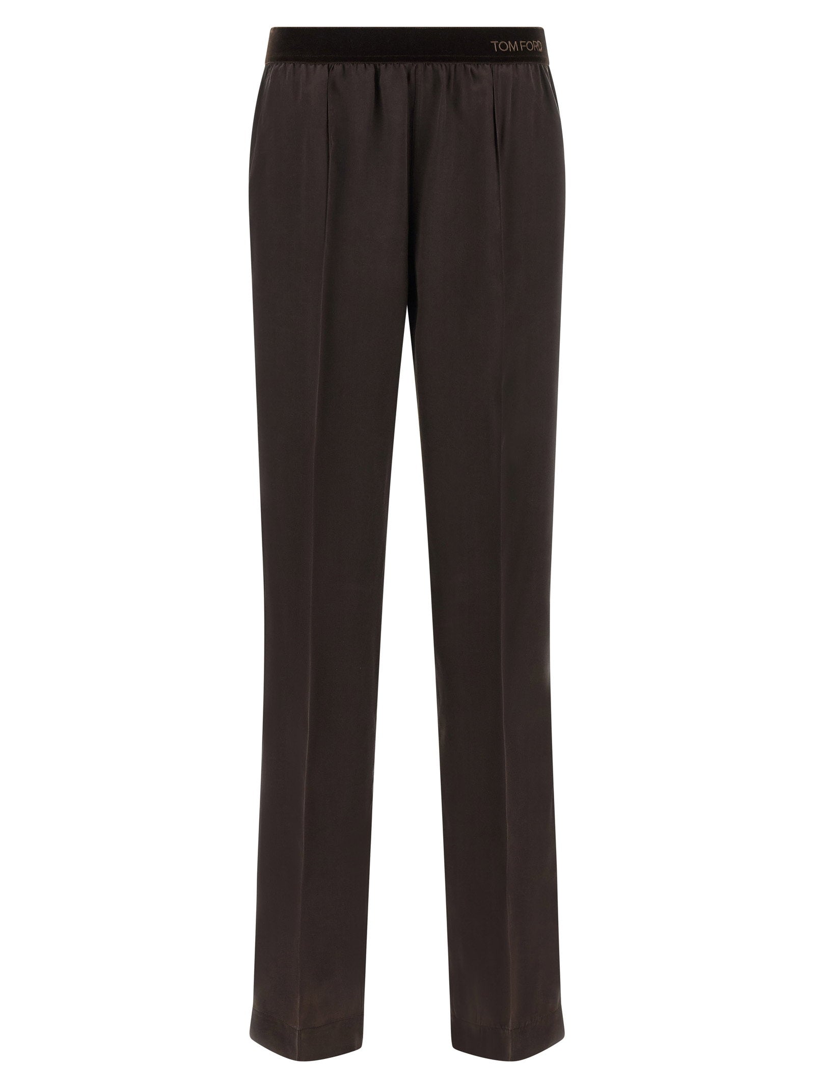 Tom Ford Silk Pants Brown