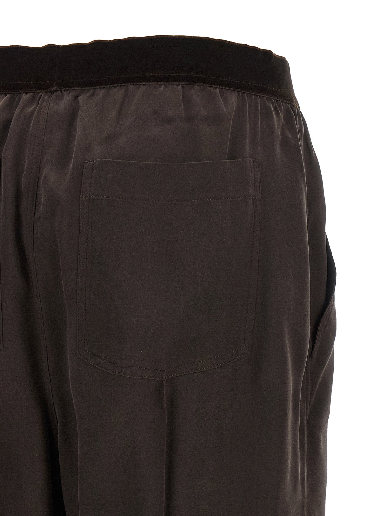 Tom Ford Silk Pants Brown