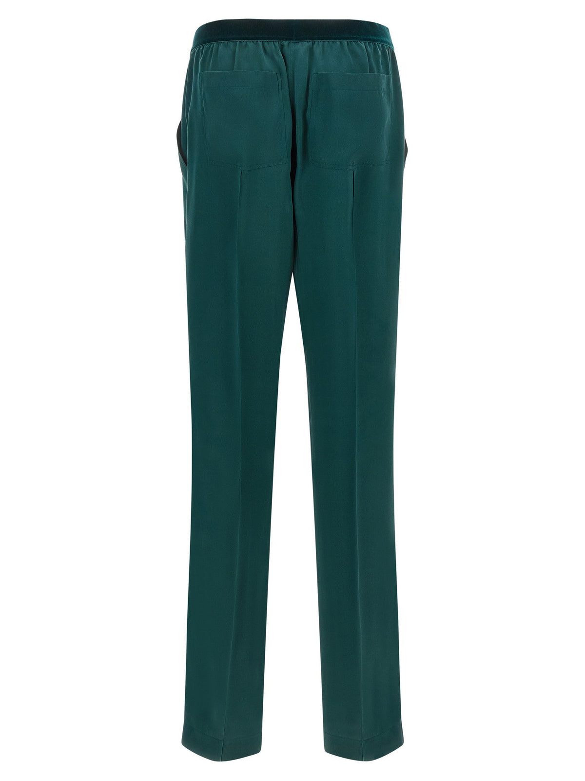 Tom Ford Silk Trousers Green