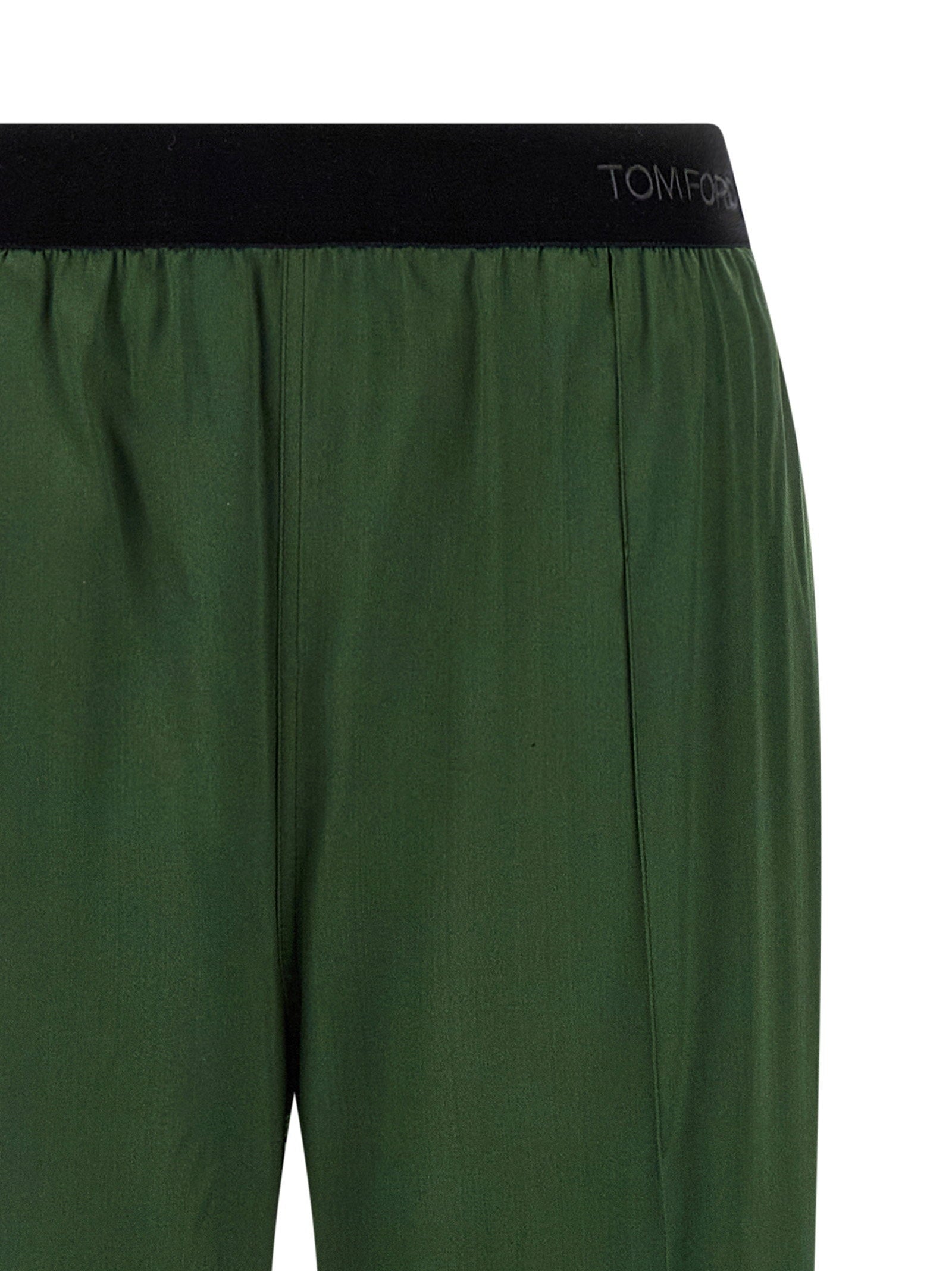 Tom Ford Silk Pants Green