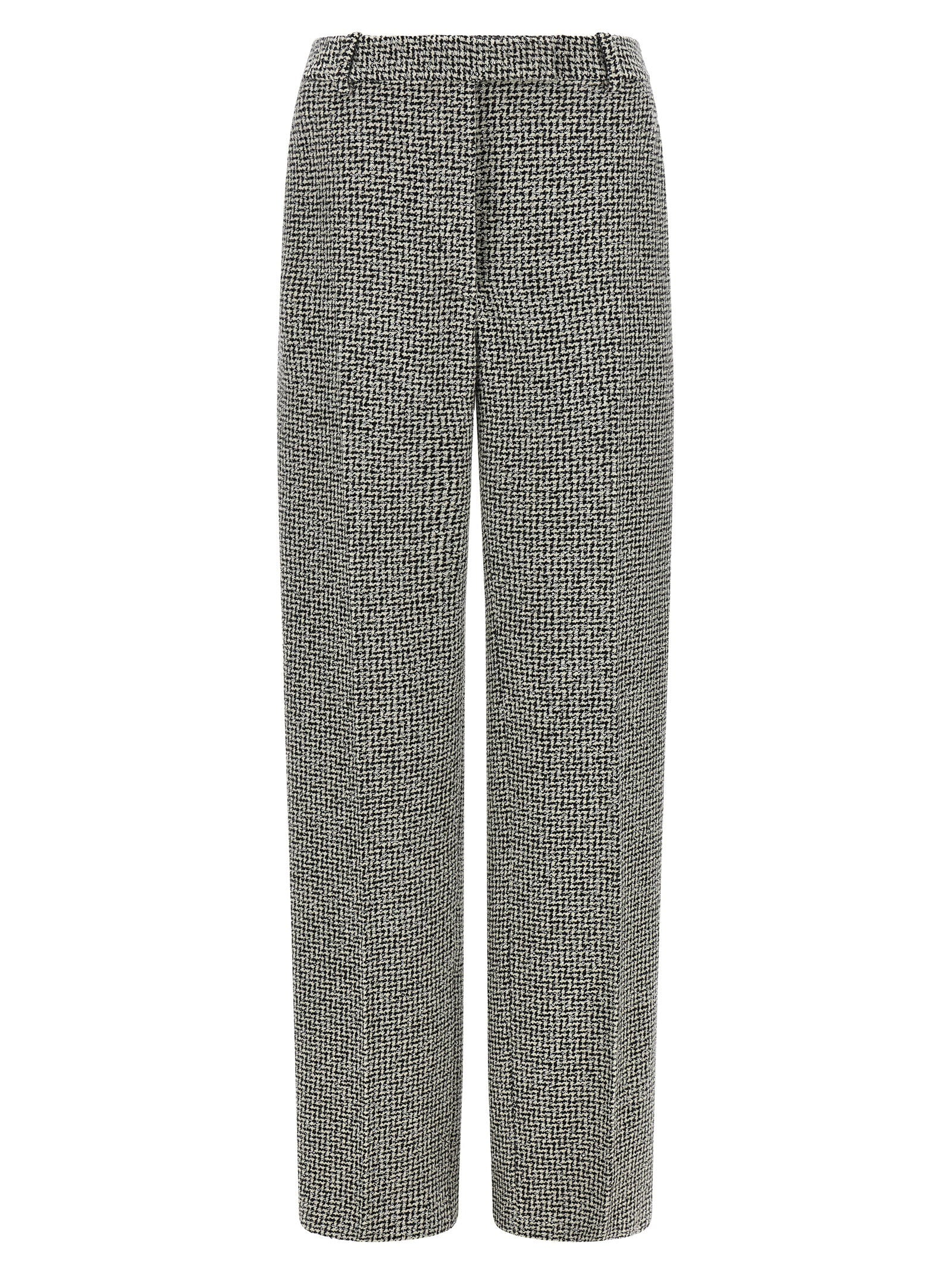 Tom Ford Houndstooth Pattern Pants White/black