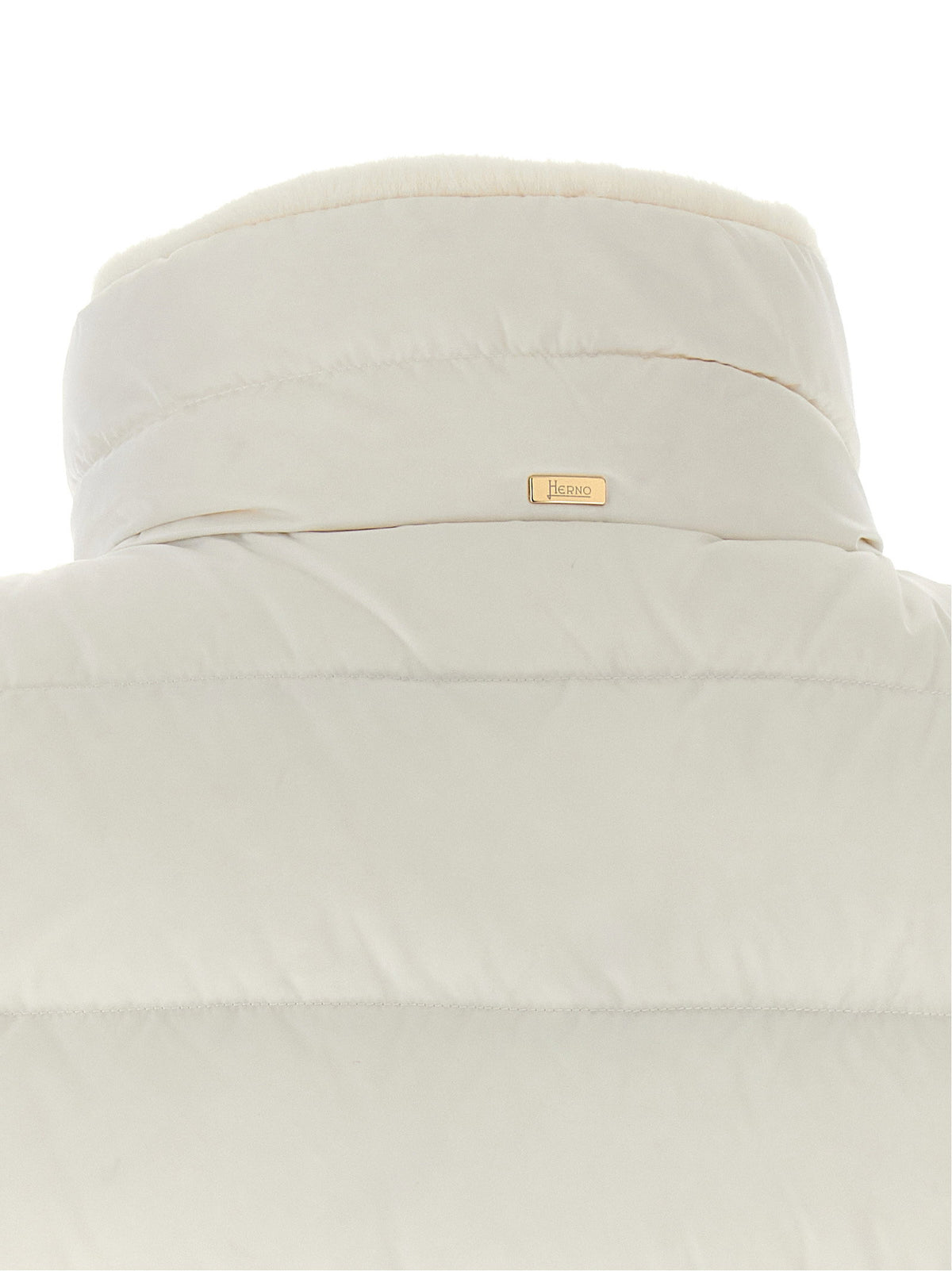 Herno Technical Satin Vest White