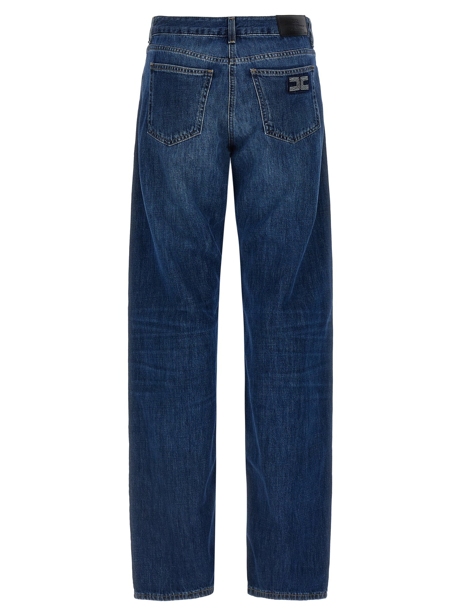 Elisabetta Franchi Palazzo Jeans Blue