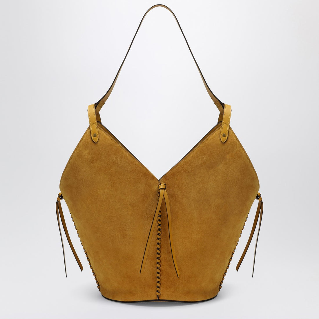 Isabel Marant Tampa Suede Shoulder Bag Yellow