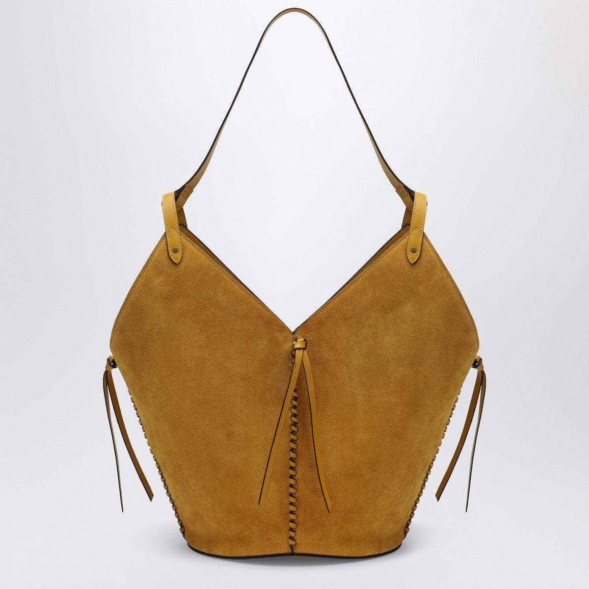 Isabel Marant Tampa Suede Shoulder Bag Yellow