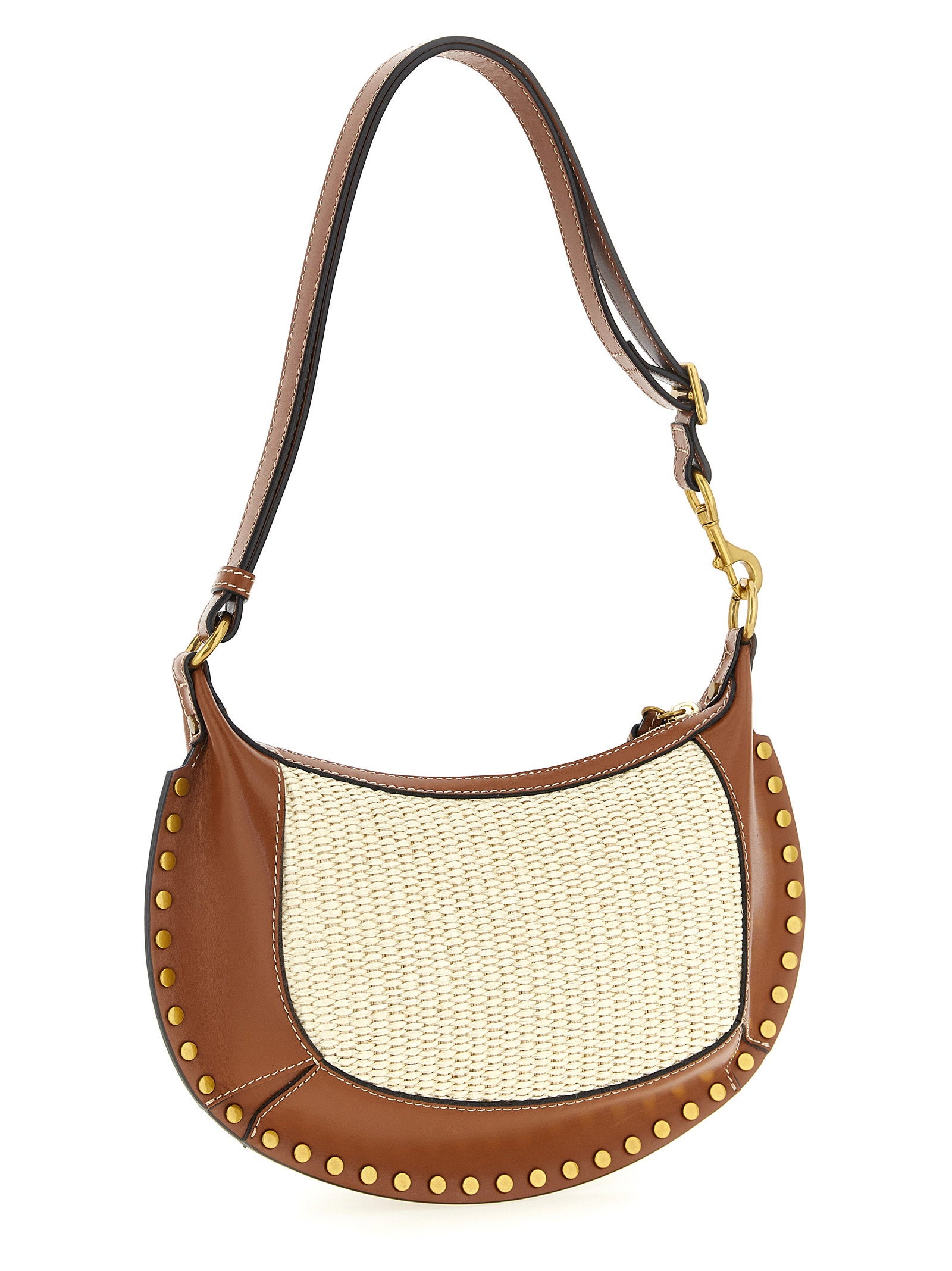 Isabel Marant Oskan Moon Shoulder Bag Brown