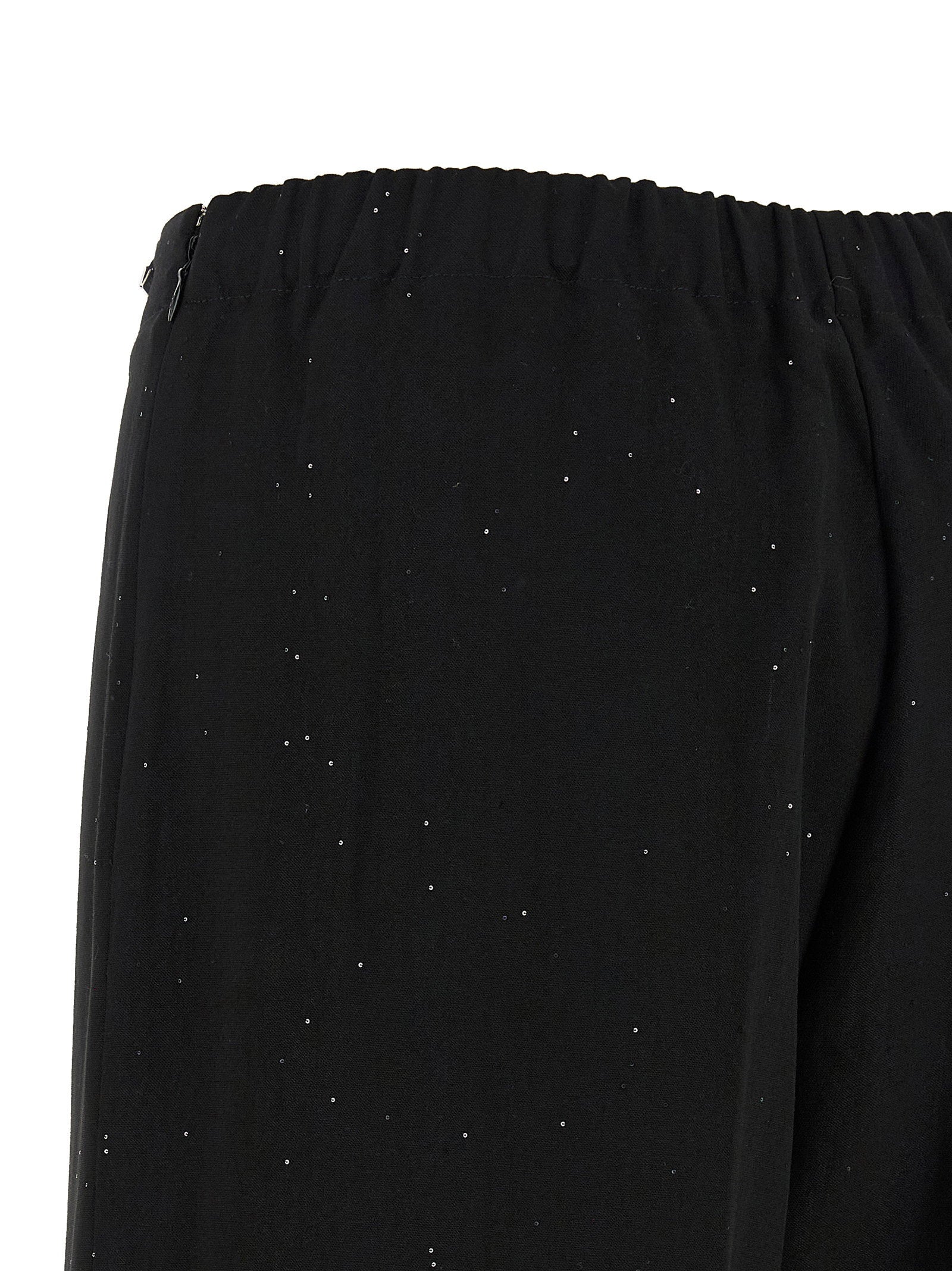 Herno Micro Sequin Pants Black