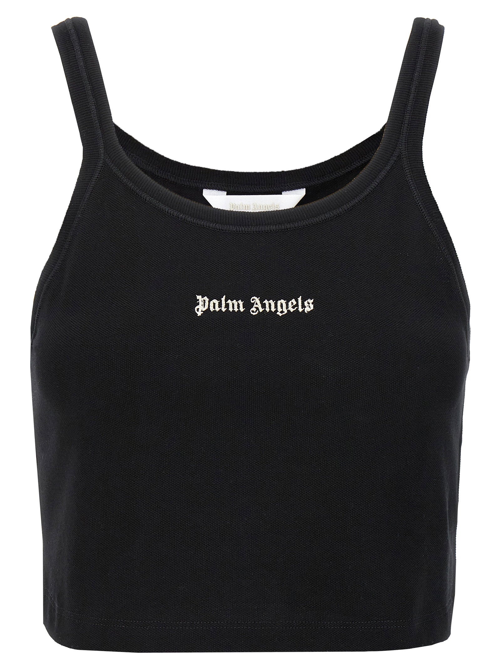 Palm Angels Classic Logo Tank Top White/black