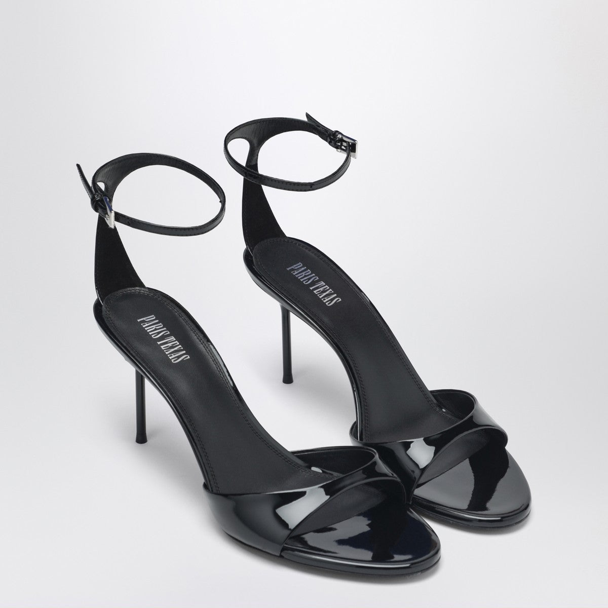 Paris Texas Lidia Patent Leather Sandals Black