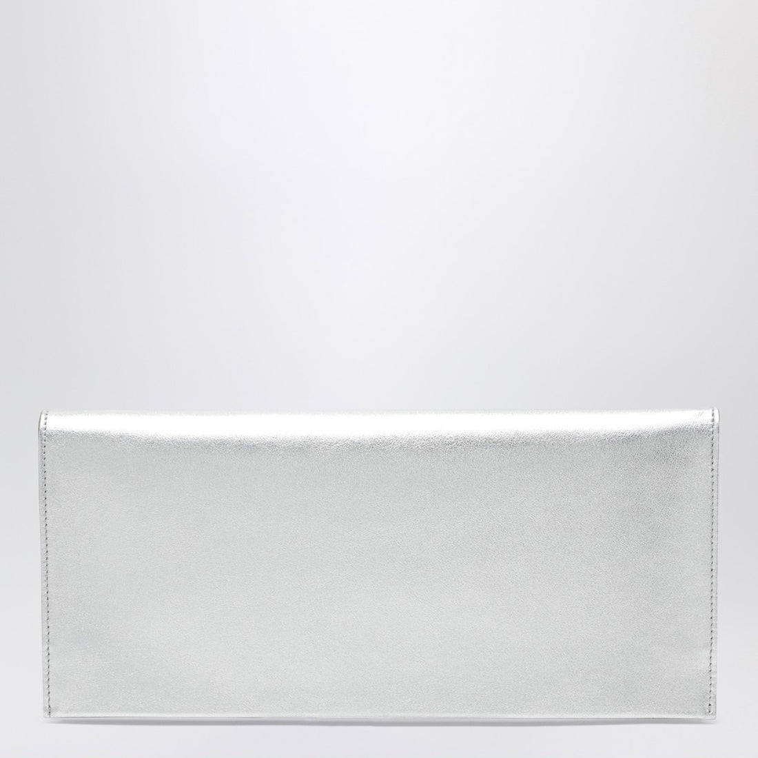 Roger Vivier Mini Pilgrim Satin Clutch Metal