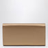 Roger Vivier Efflorescence satin clutch with crystal buckle beige