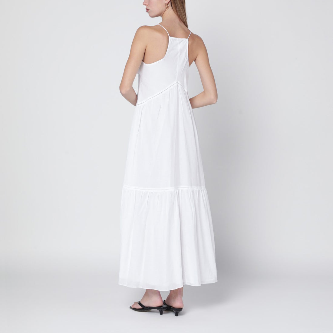 ISABEL MARANT Étoile Vasma Cotton-Voile Midi Dress White