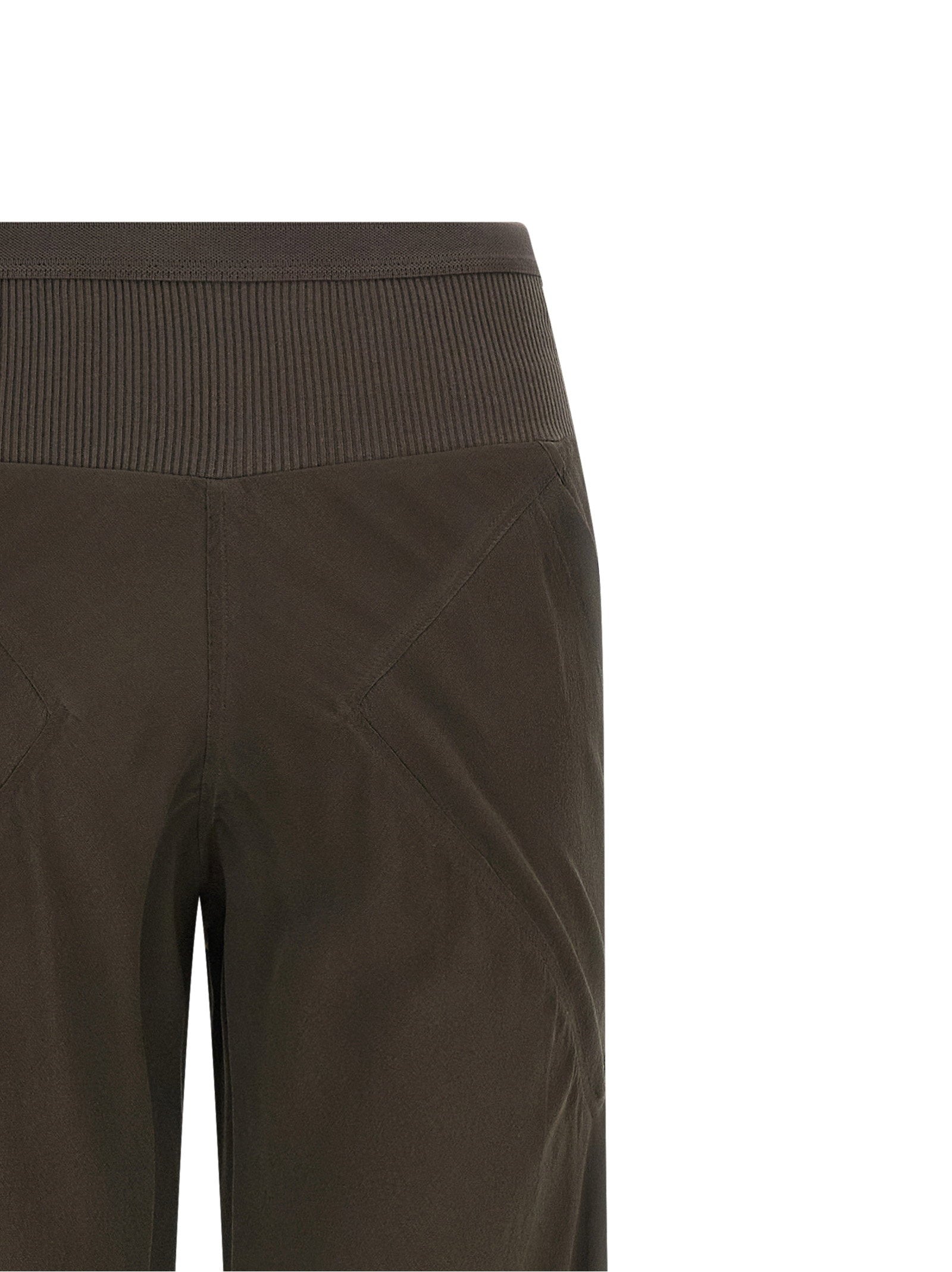 Rick Owens Bias Pants Brown