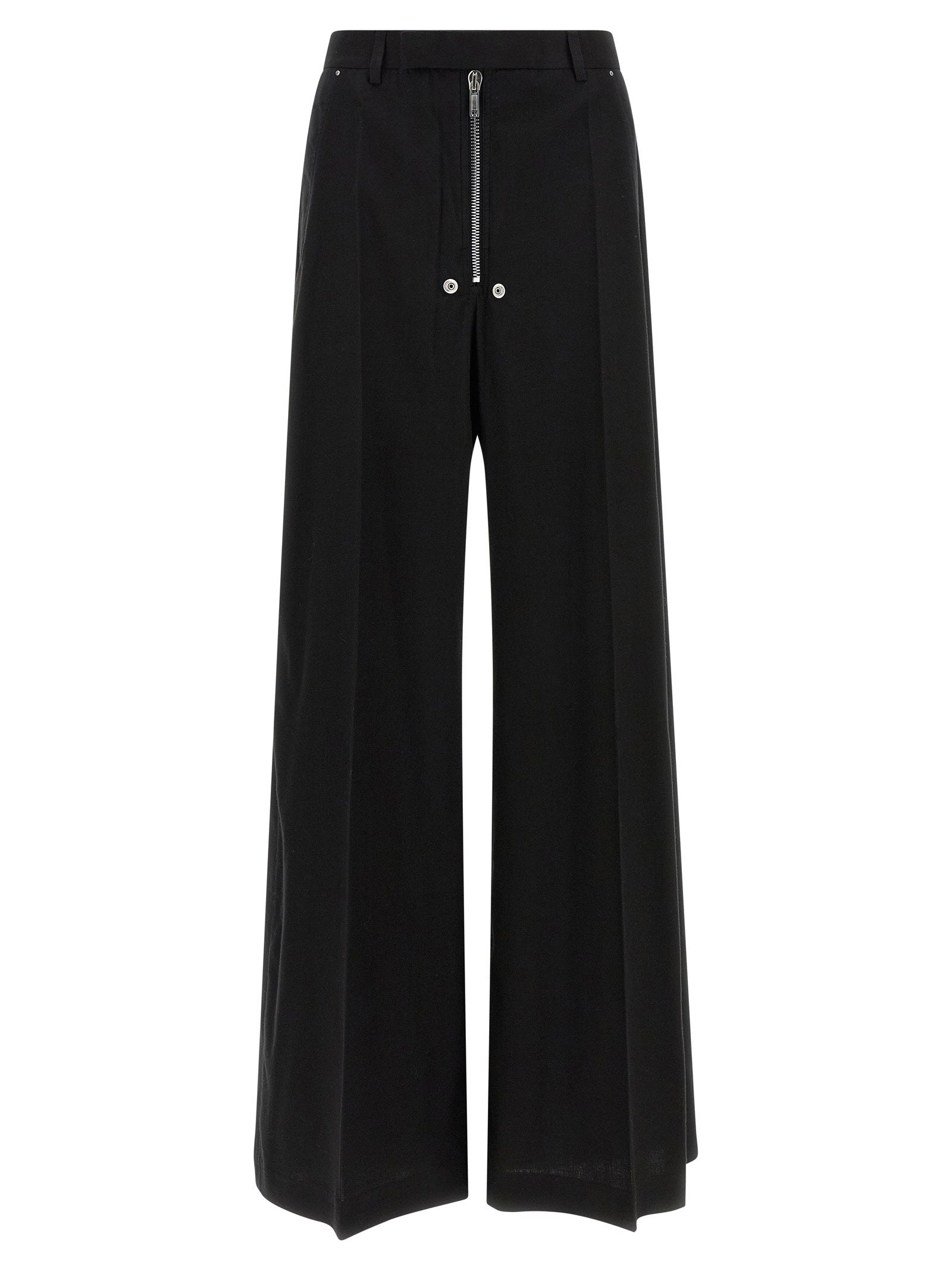 Rick Owens Tailored Wide Belas Pants Black