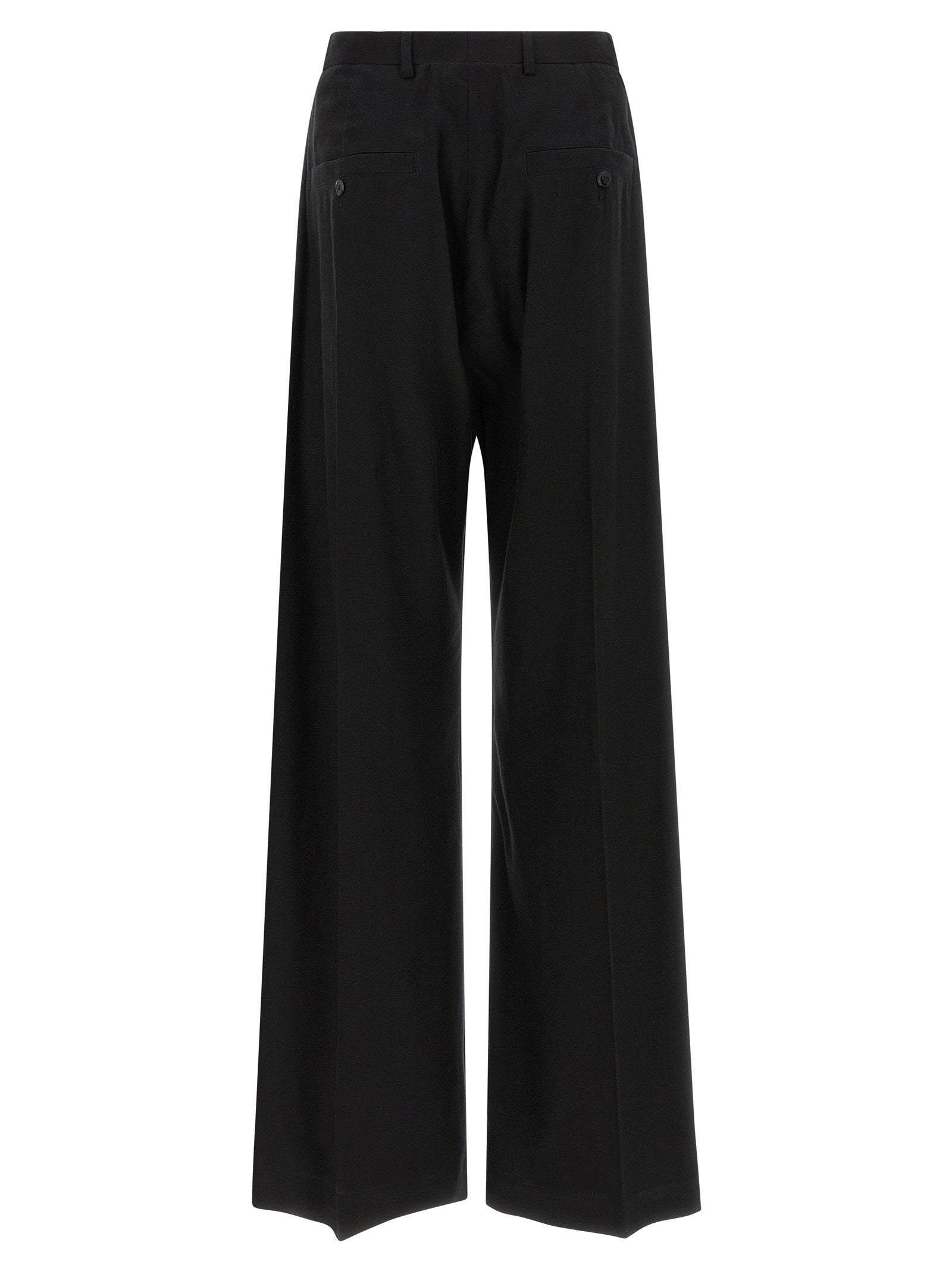 Rick Owens Tailored Wide Belas Pants Black