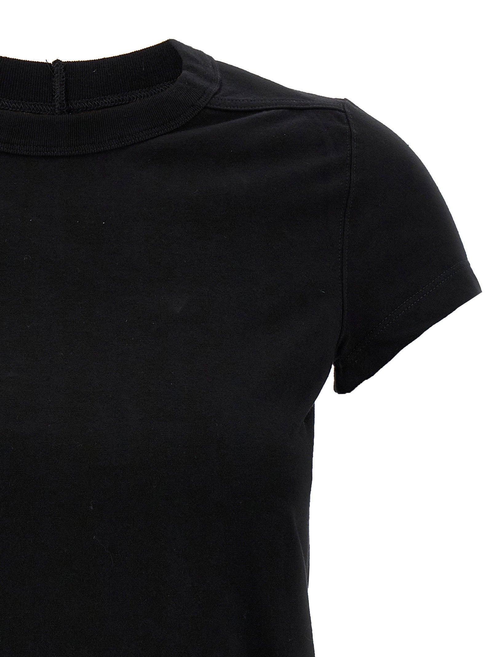 Rick Owens Cropped Level T T-shirt Black