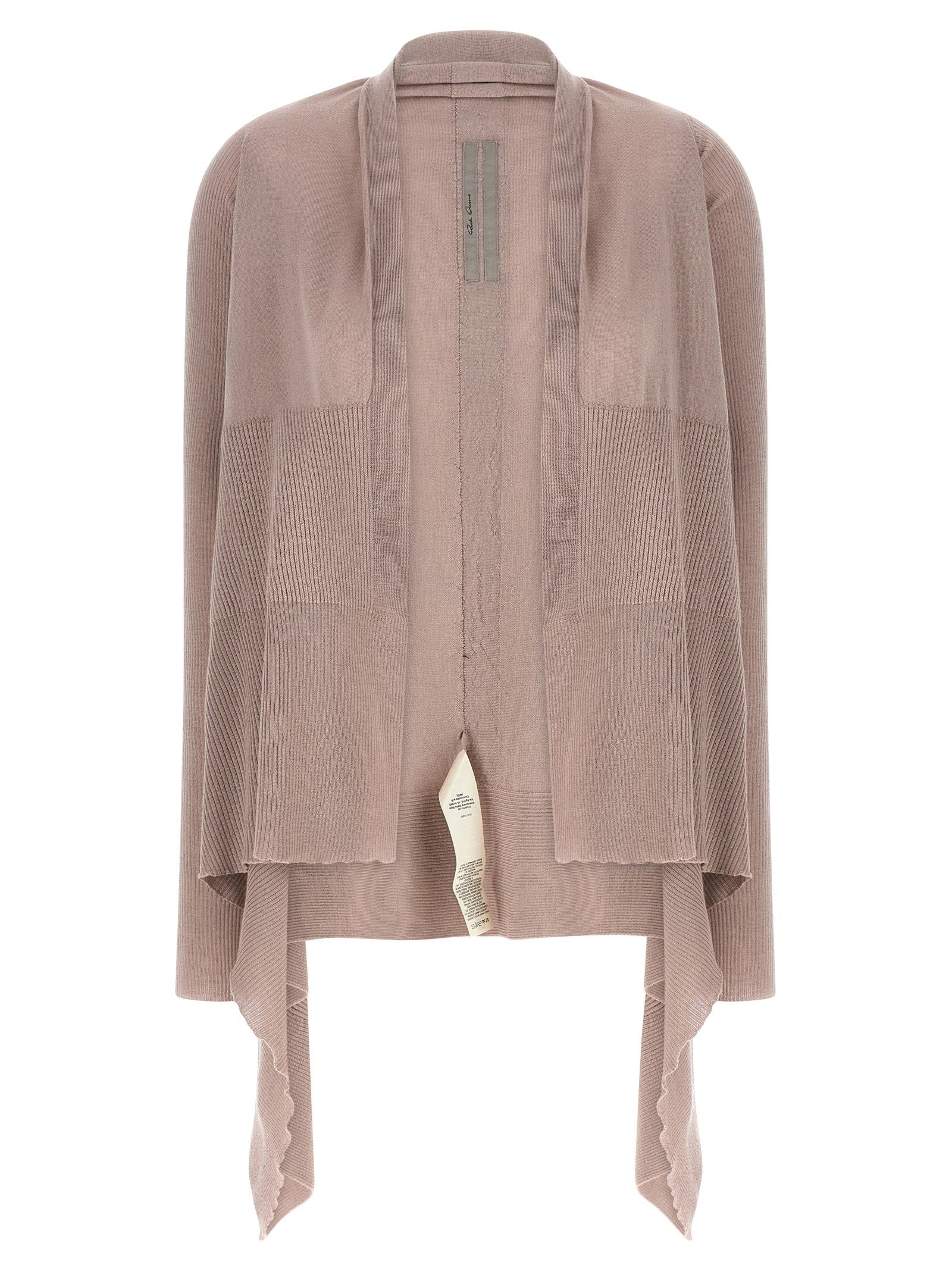 Rick Owens Medium Wrap Cardigan Pink