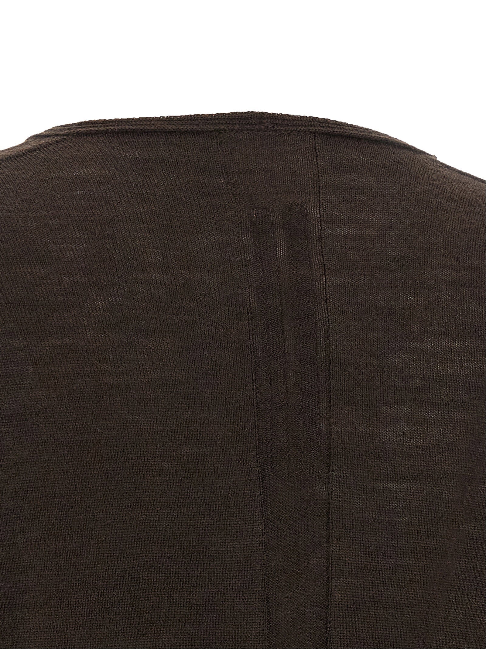 Rick Owens V Cropped Top Brown