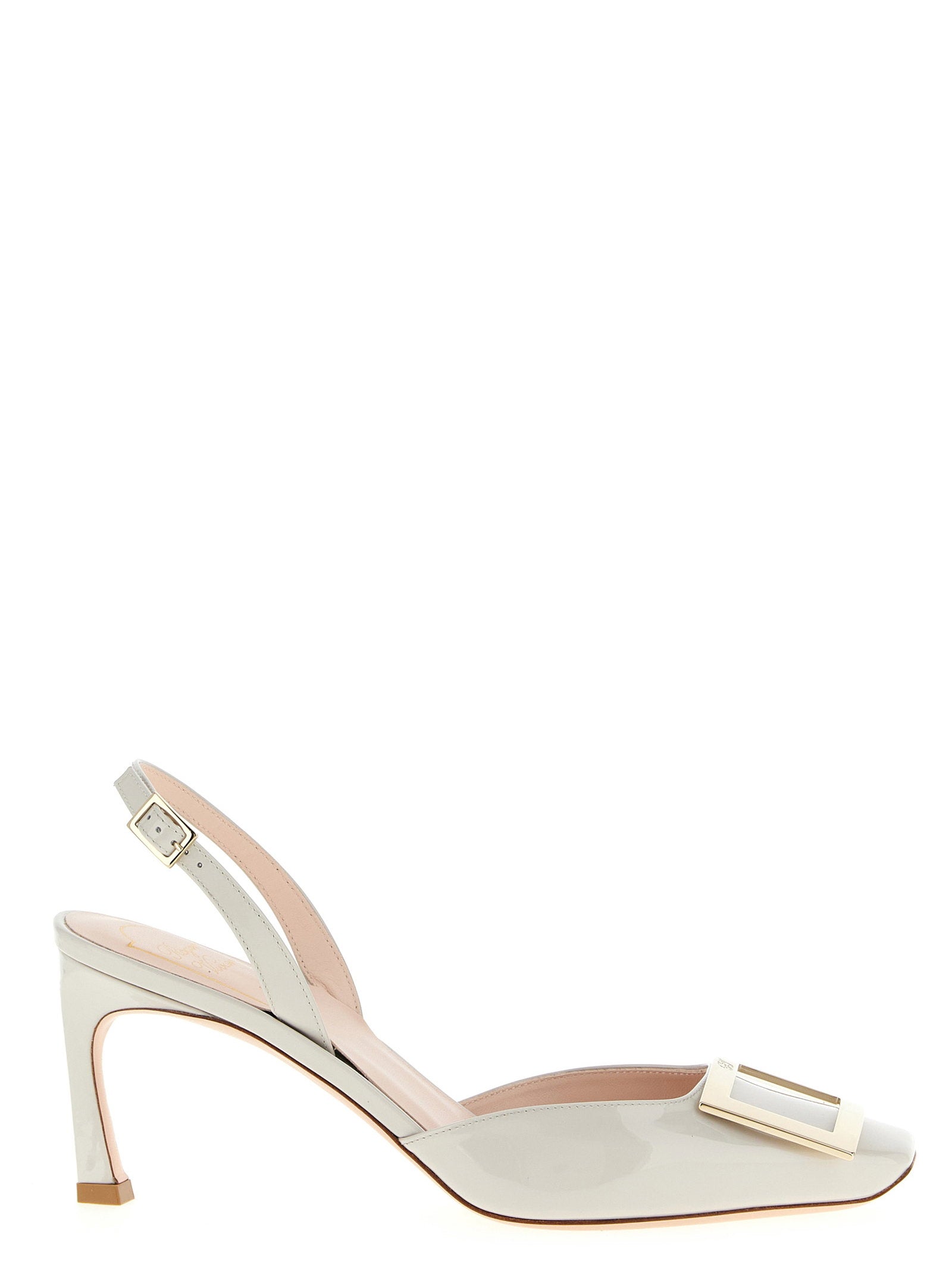 Roger Vivier Trompette Slingback White