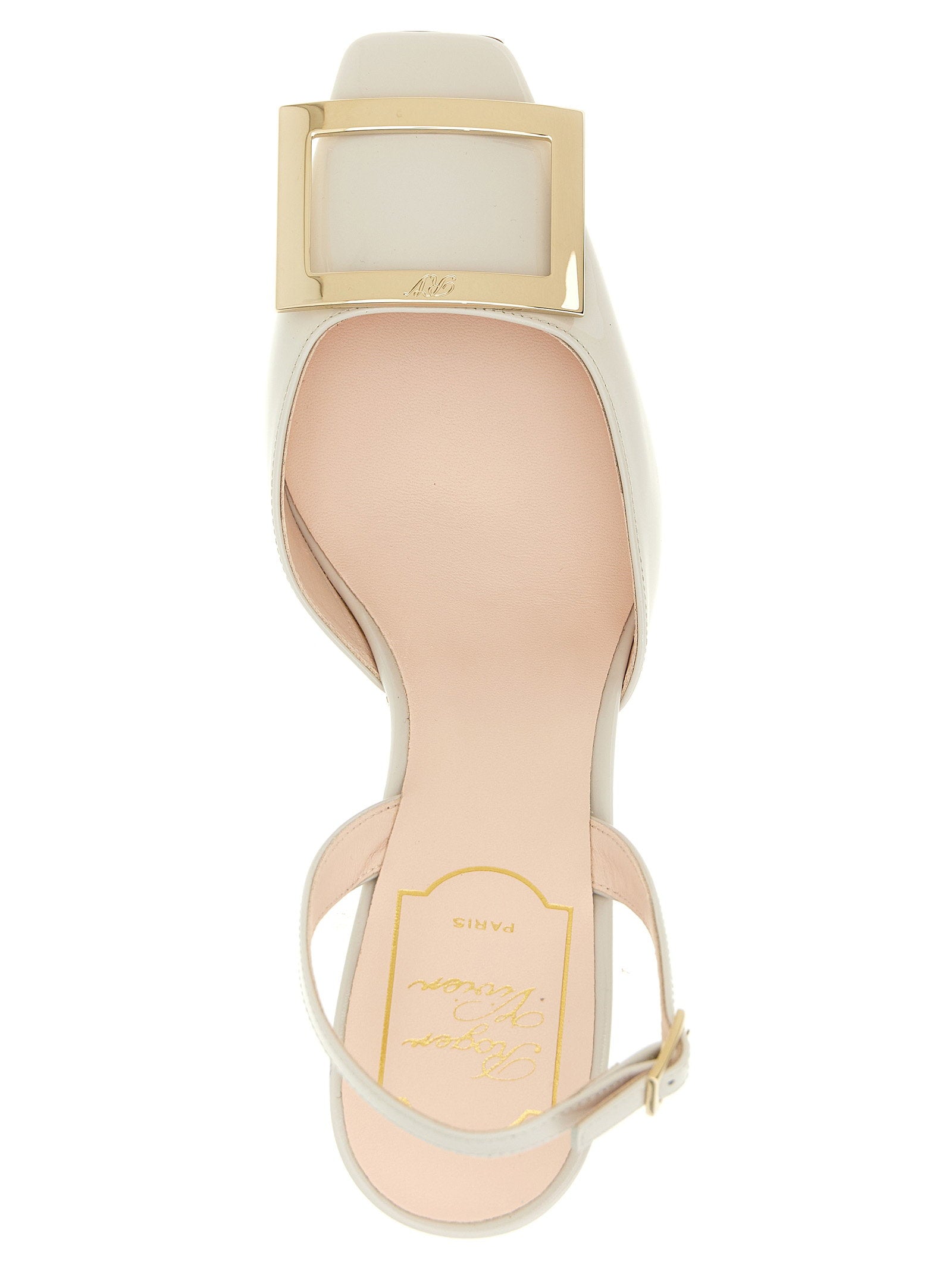 Roger Vivier Trompette Slingback White