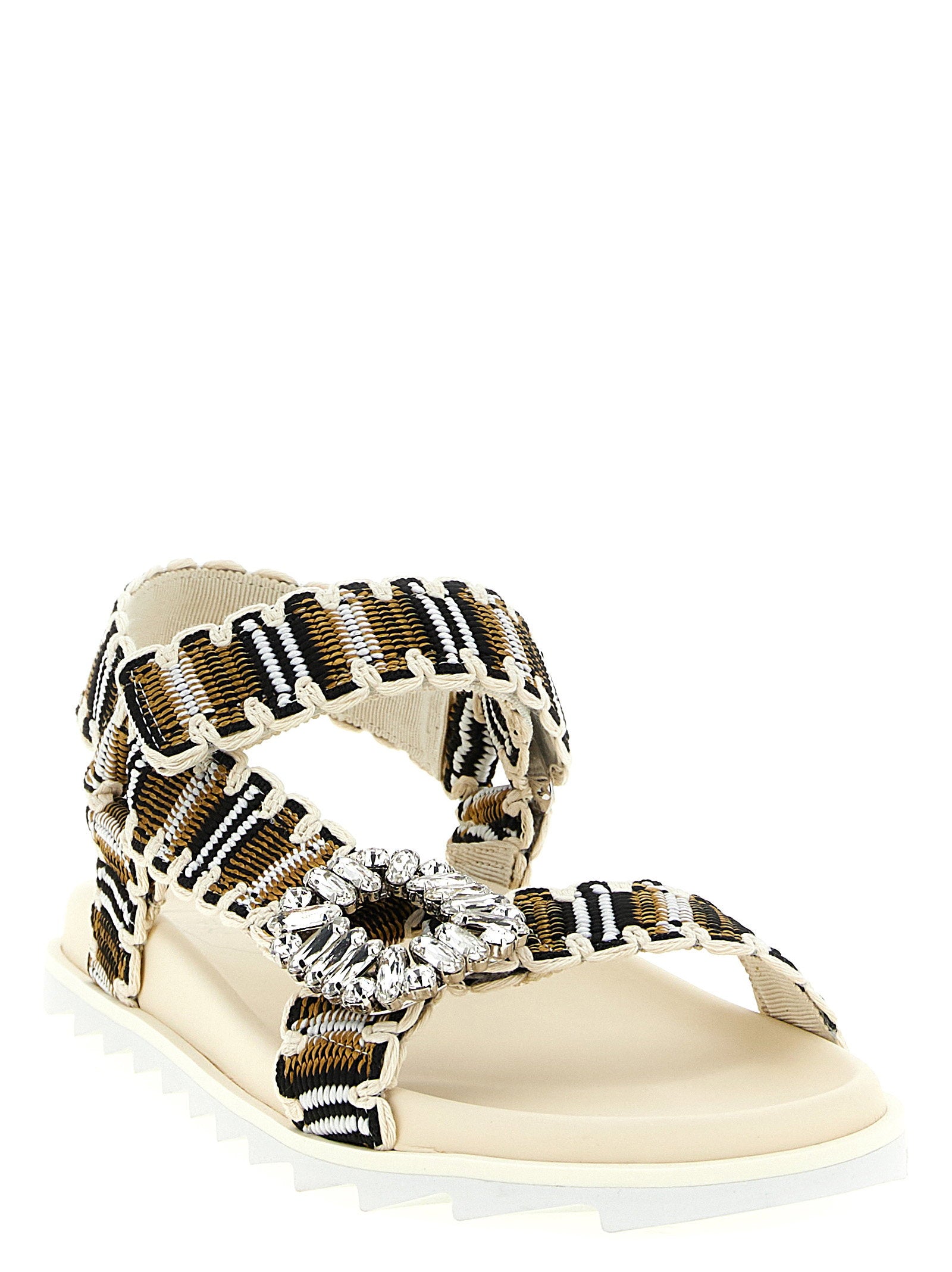 Roger Vivier Slidy Viv Trek Sandals Multicolor