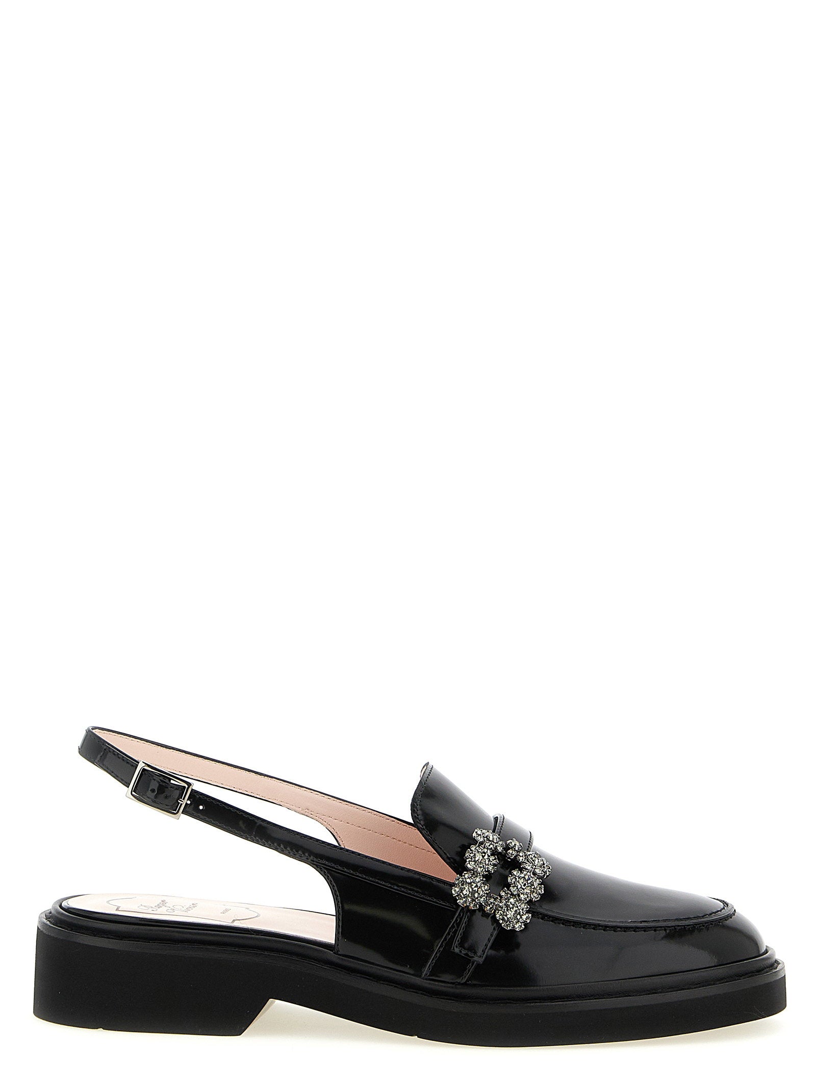 Roger Vivier Viv Rangers Slingbacks Black