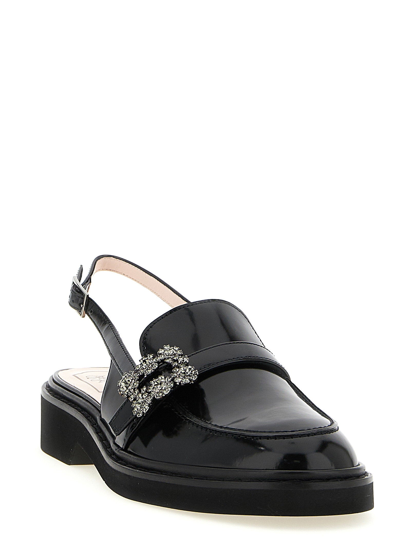 Roger Vivier Viv Rangers Slingbacks Black