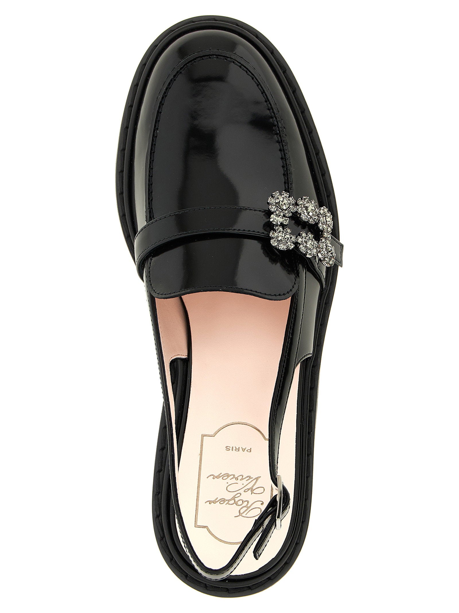 Roger Vivier Viv Rangers Slingbacks Black