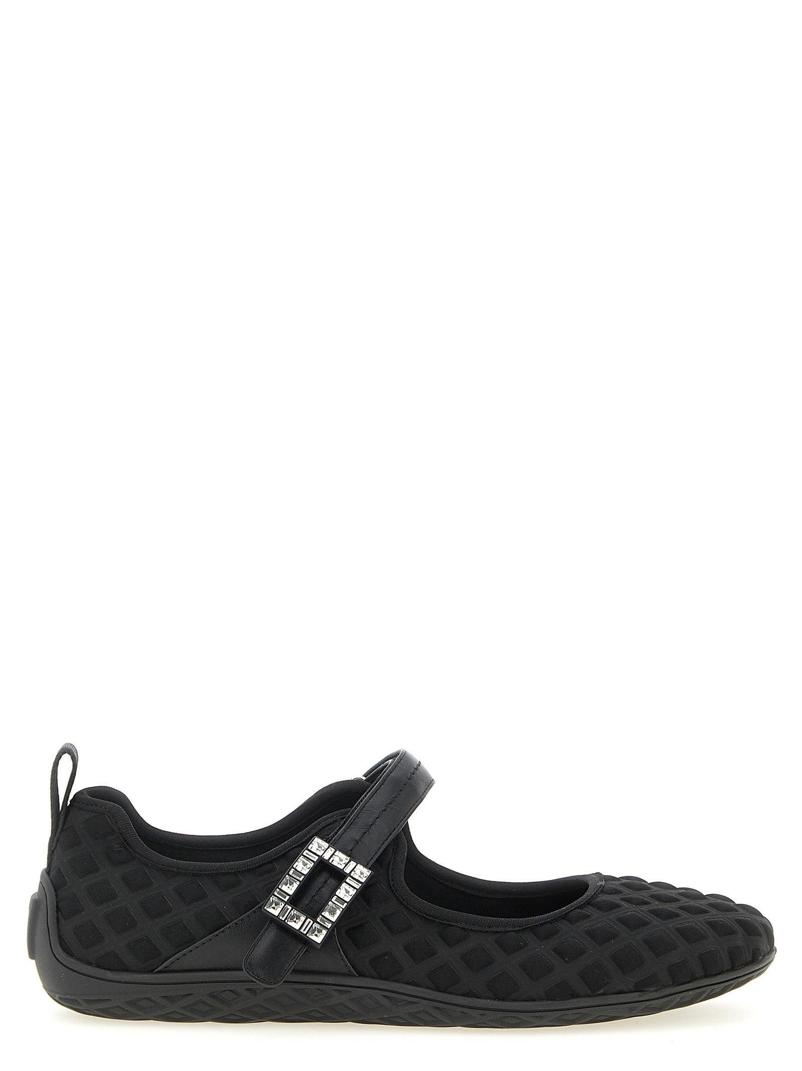 Roger Vivier Viv Low Ballet Flats Black
