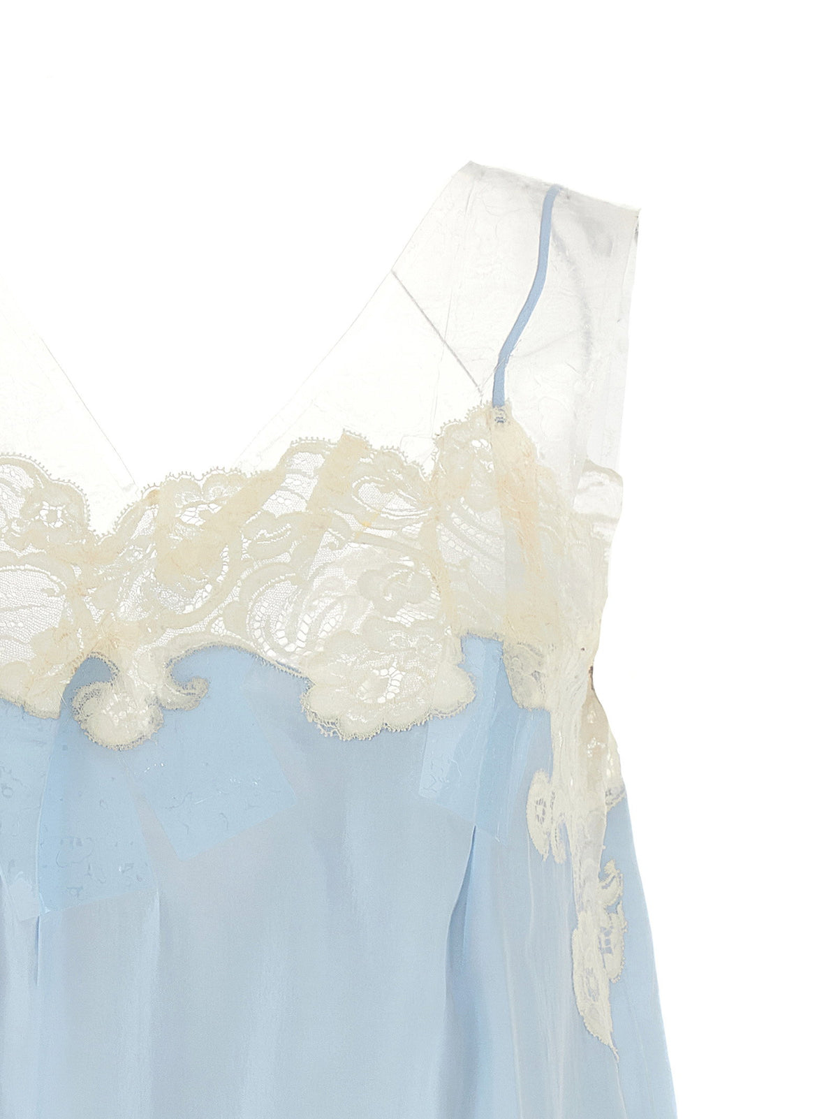 Maison Margiela Taped Dress Light blue