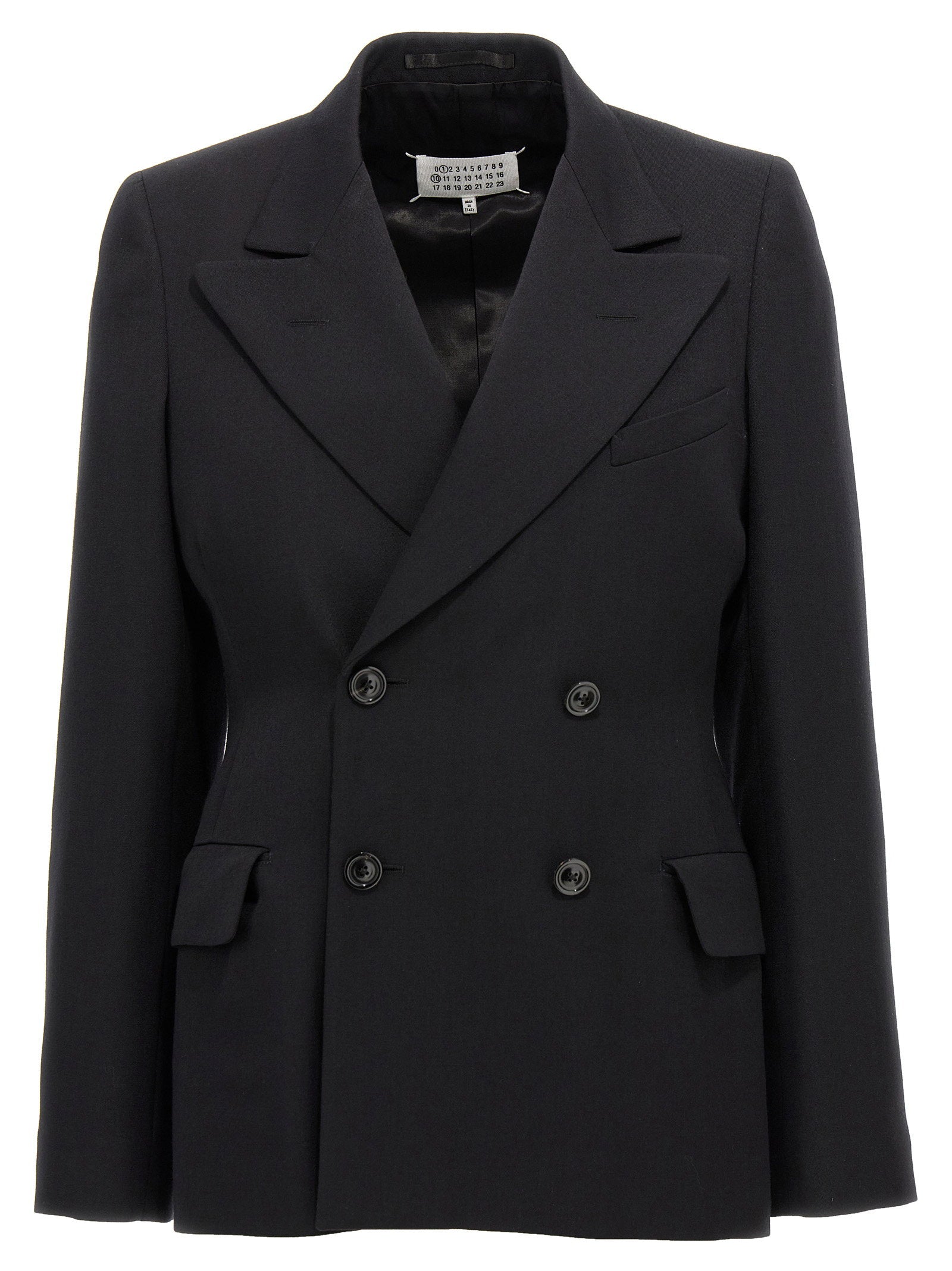 Maison Margiela Double-breasted Blazer Black