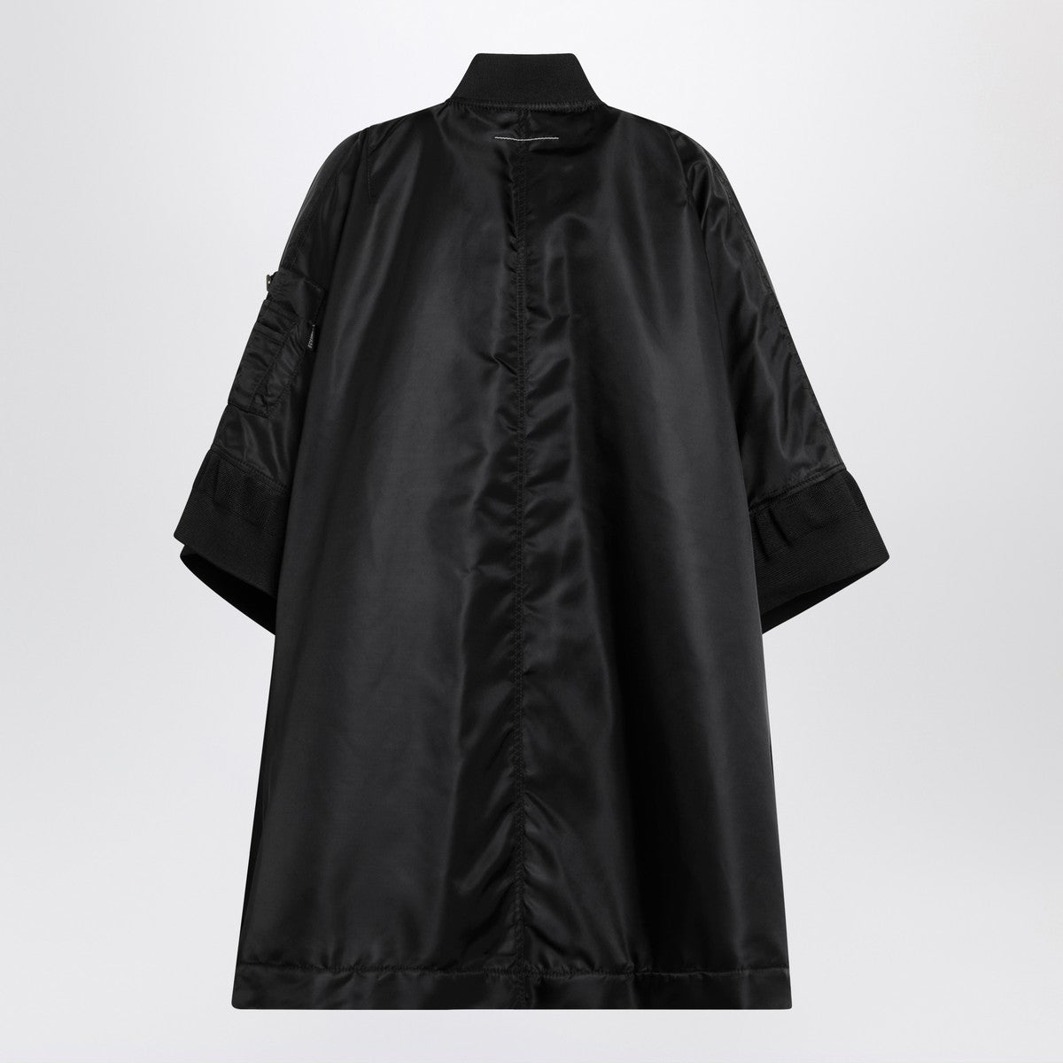 MM6 Maison Margiela Nylon Padded Cape Black black