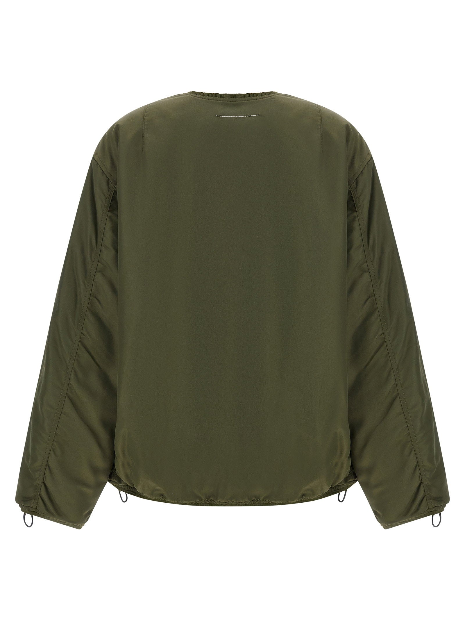 Mm6 Maison Margiela Sculptural Hem Jacket Green