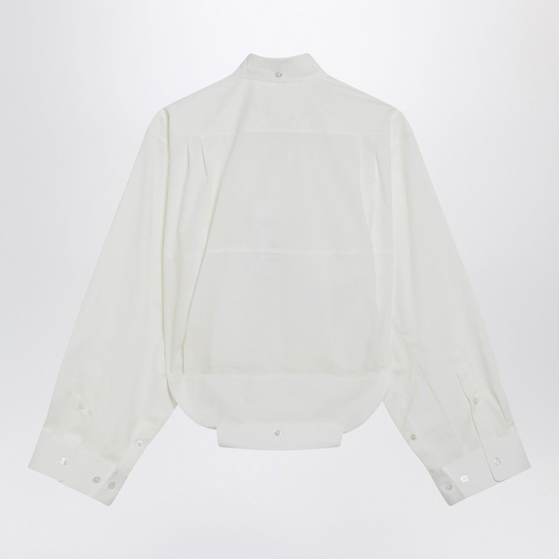 MM6 Maison Margiela Cotton Mirrored Shirt White white