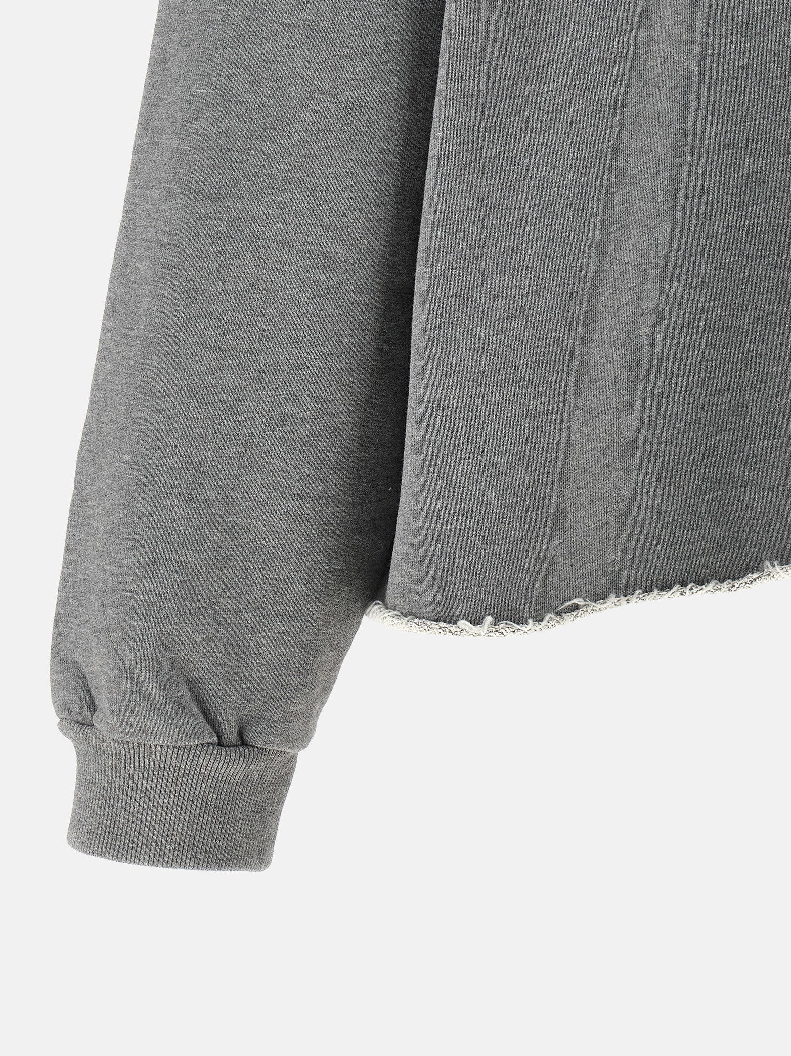 Mm6 Maison Margiela Numeric Signature Mm6 Spray Hoodie Gray