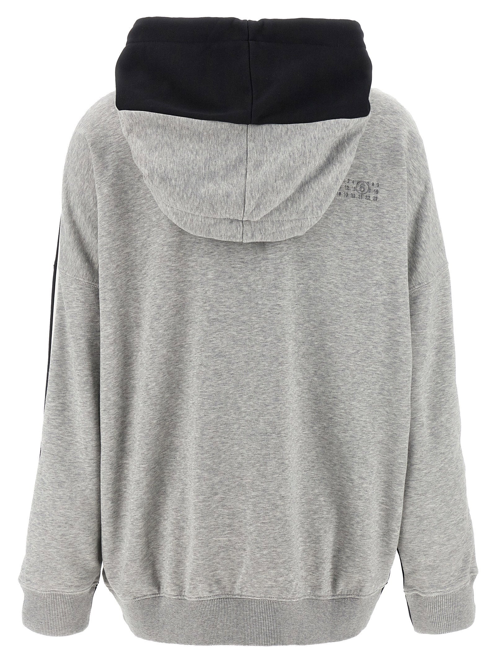 Mm6 Maison Margiela Double Front Hoodie Multicolor