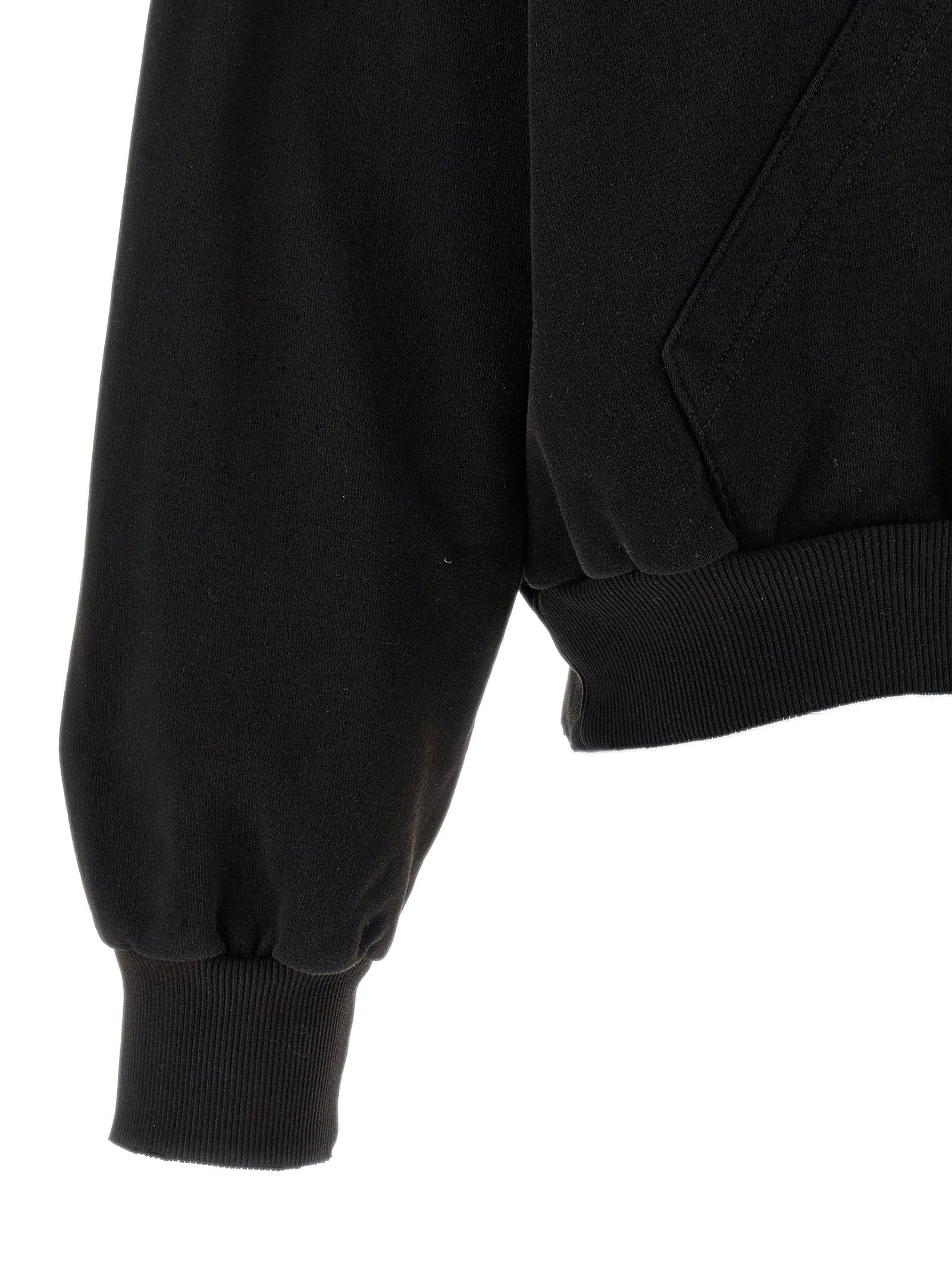 Mm6 Maison Margiela Trompe Loeil Hoodie Black