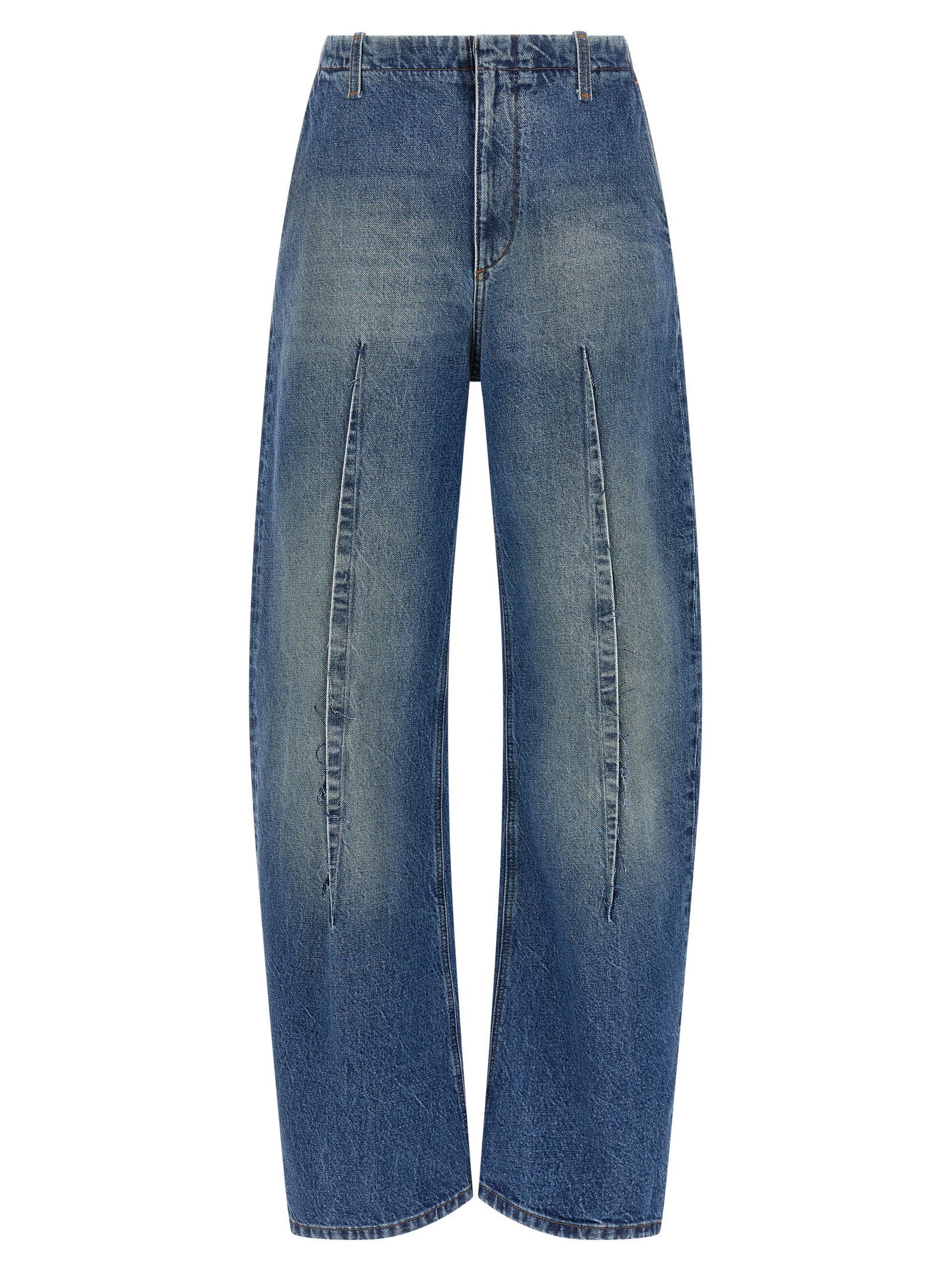 Mm6 Maison Margiela Vertical Pinch Jeans Blue