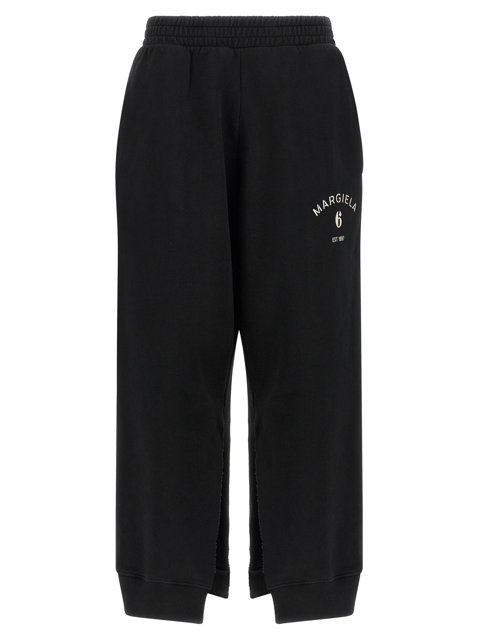 Mm6 Maison Margiela Split Joggers Black